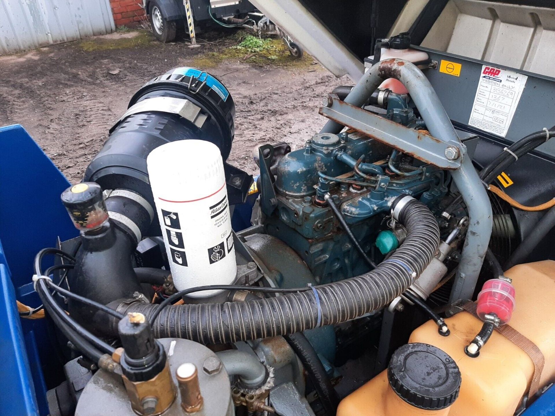 ATLAS COPCO XAS37 COMPRESSOR KUBOTA ENGINE 80CFM - Image 6 of 8