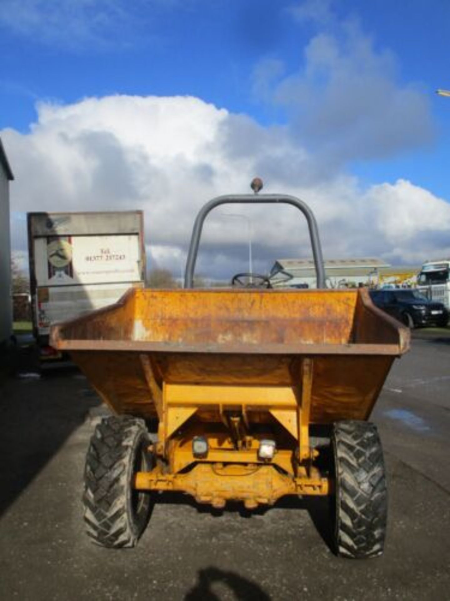 TEREX 3 TON DUMPER BARFORD BENFORD THWAITES KUBOTA ENGINE DELIVERY ARRANGED - Image 11 of 14