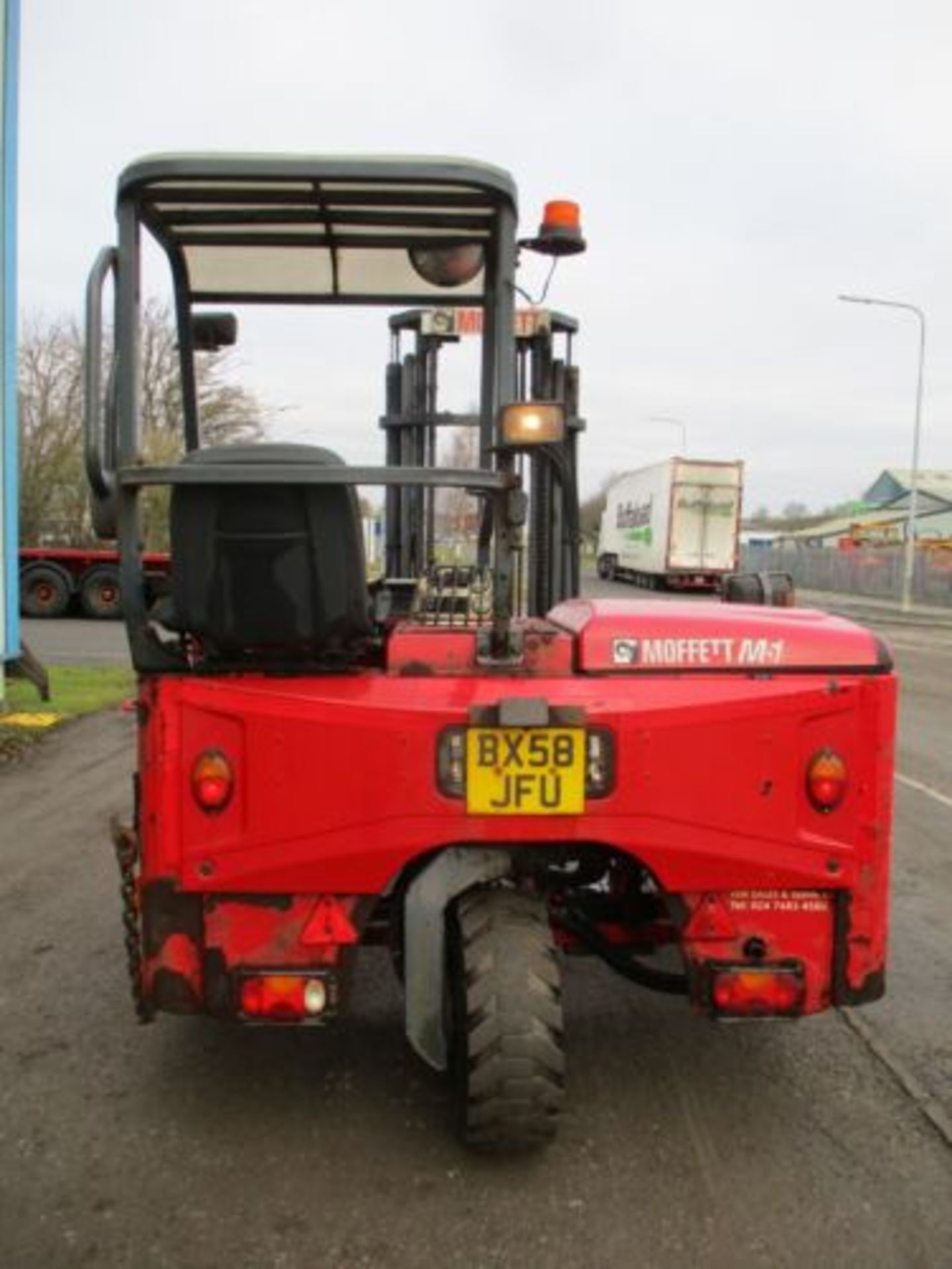 2009 MOFFETT MOUNTY M5 20.3 FORK LIFT FORKLIFT TRUCK MOUNTED LOLER DELIVERY - Image 5 of 8