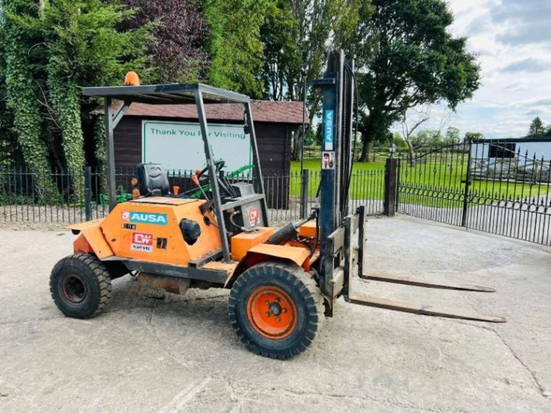 AUSA C11M ROUGH TERRIAN FORKLIFT * YEAR 2015 * C/W SIDE SHIFT - Image 4 of 13