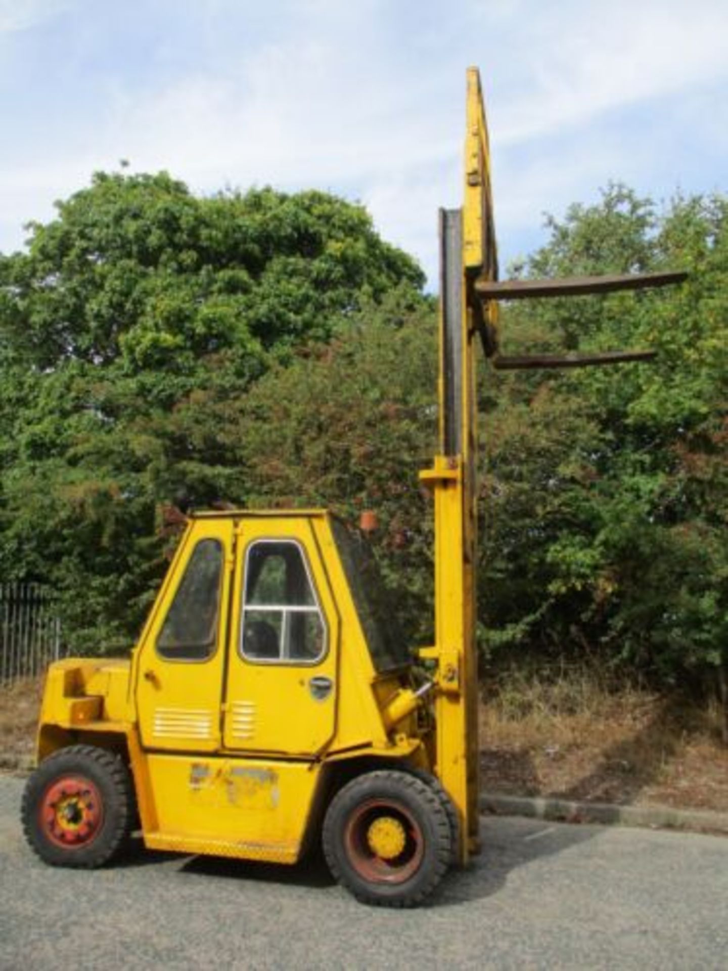 CLIMAX DA50 FORK LIFT FORKLIFT TRUCK STACKER 5 TON LIFT 6 7 8 10 DELIVERY - Image 4 of 12