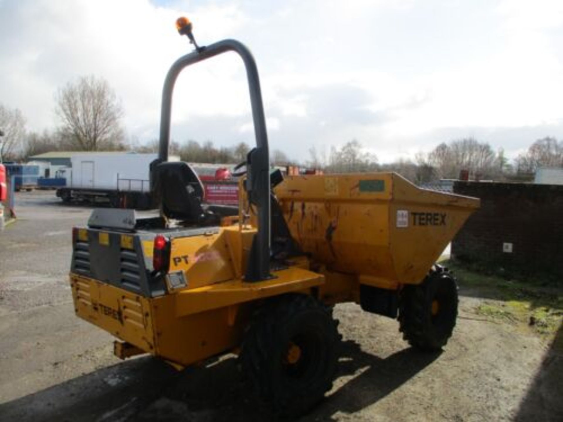 TEREX 3 TON DUMPER BARFORD BENFORD THWAITES KUBOTA ENGINE DELIVERY ARRANGED - Image 8 of 14