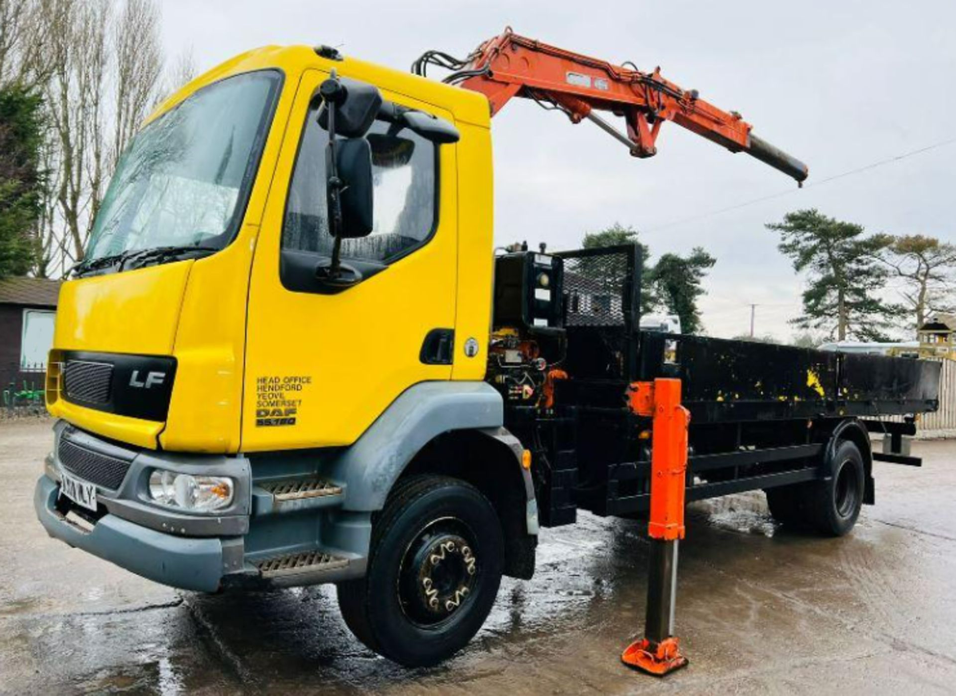 DAF LF55.180 4X2 LORRY C/W ATLAS AK 3008 A1 HYDRAULIC PUSH OUT CRANE - Image 4 of 18