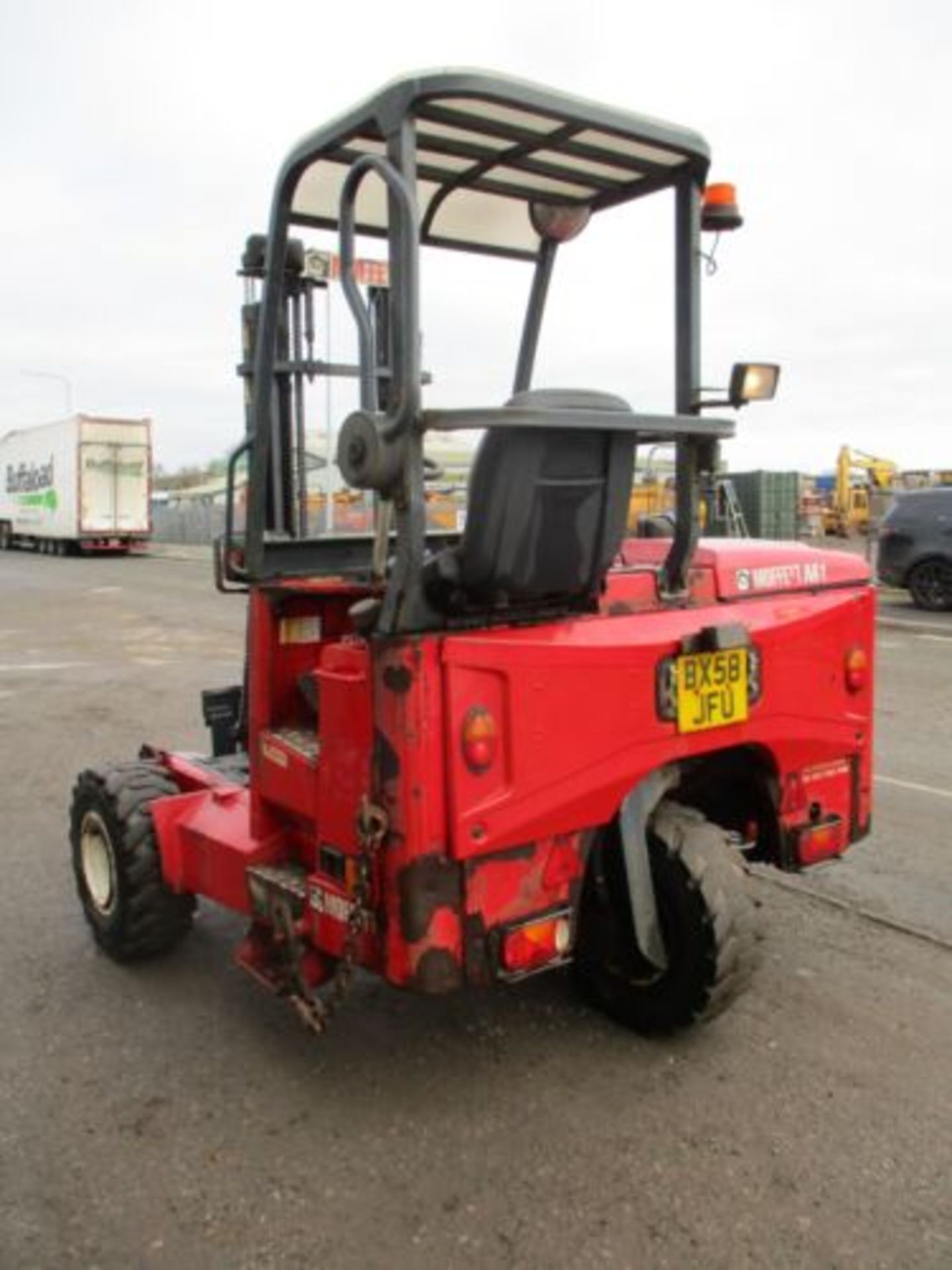 2009 MOFFETT MOUNTY M5 20.3 FORK LIFT FORKLIFT TRUCK MOUNTED LOLER DELIVERY - Image 4 of 8