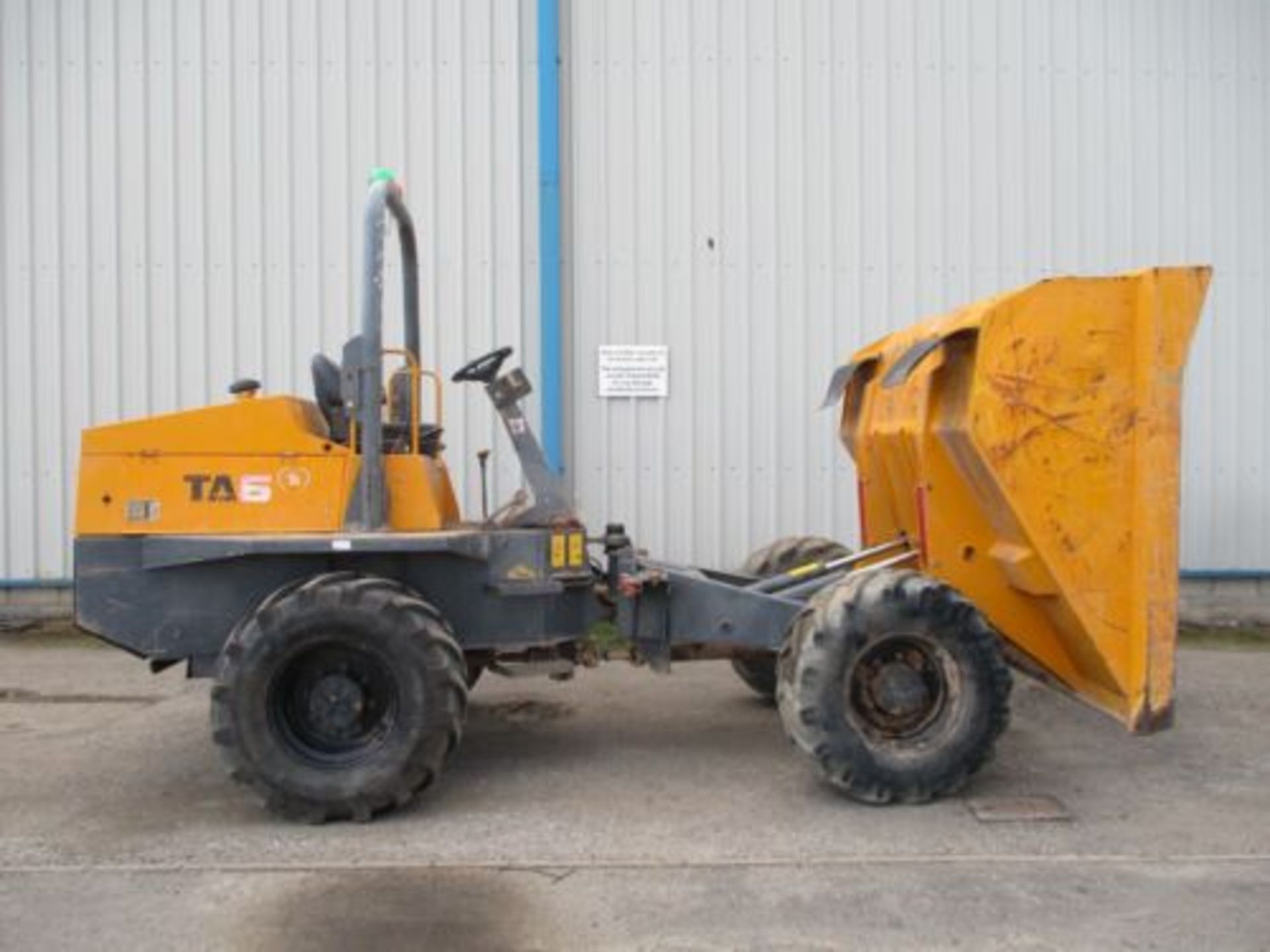 2015 TEREX 6 TON DUMPER BARFORD BENFORD THWAITES JCB ENGINE DELIVERY ARRANGED - Image 11 of 12