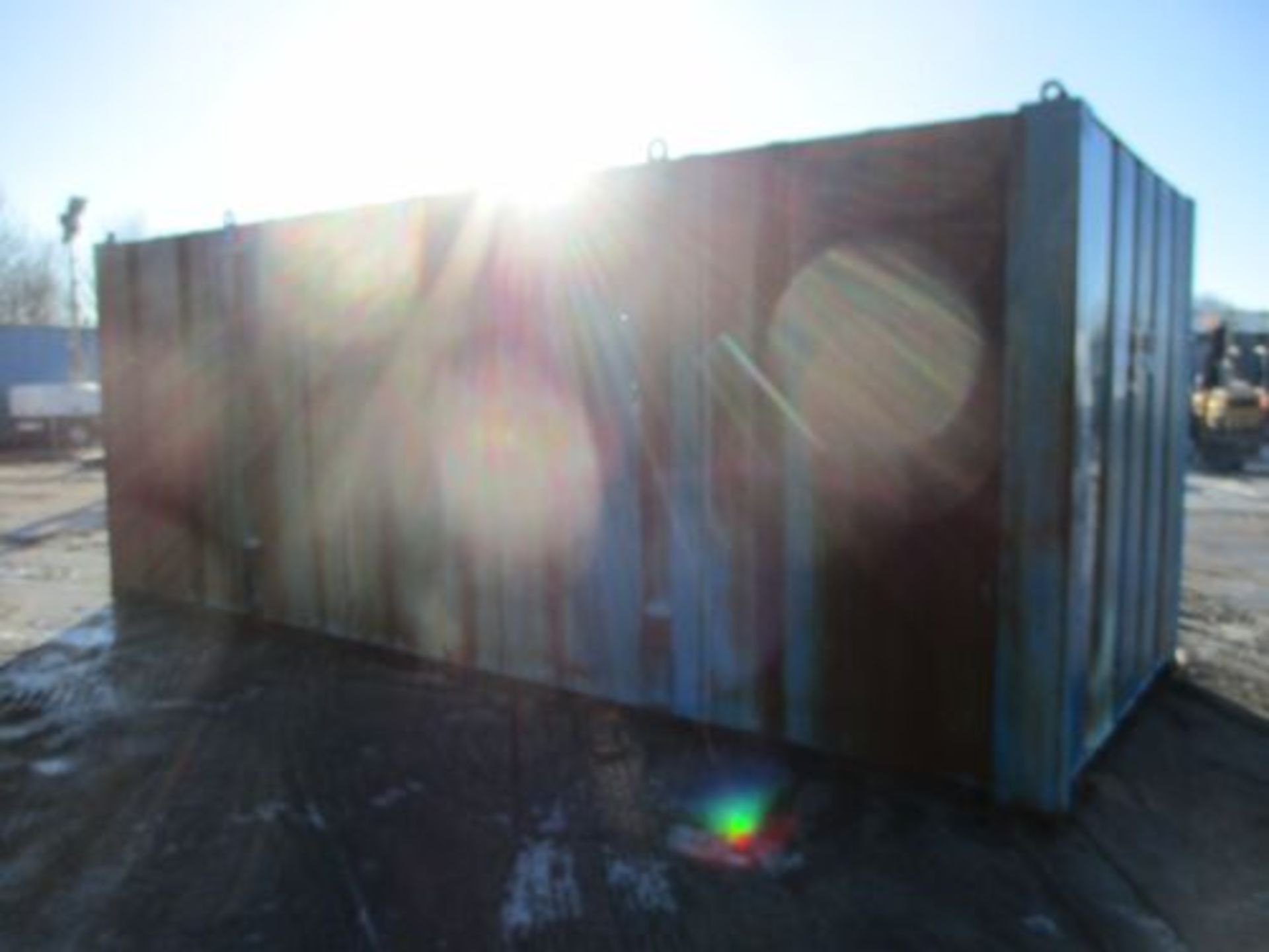 20 FT FEET FOOT SECURE BUNDED SHIPPING CONTAINER SPRAY CHEMICAL STORE DELIVERY - Image 7 of 10