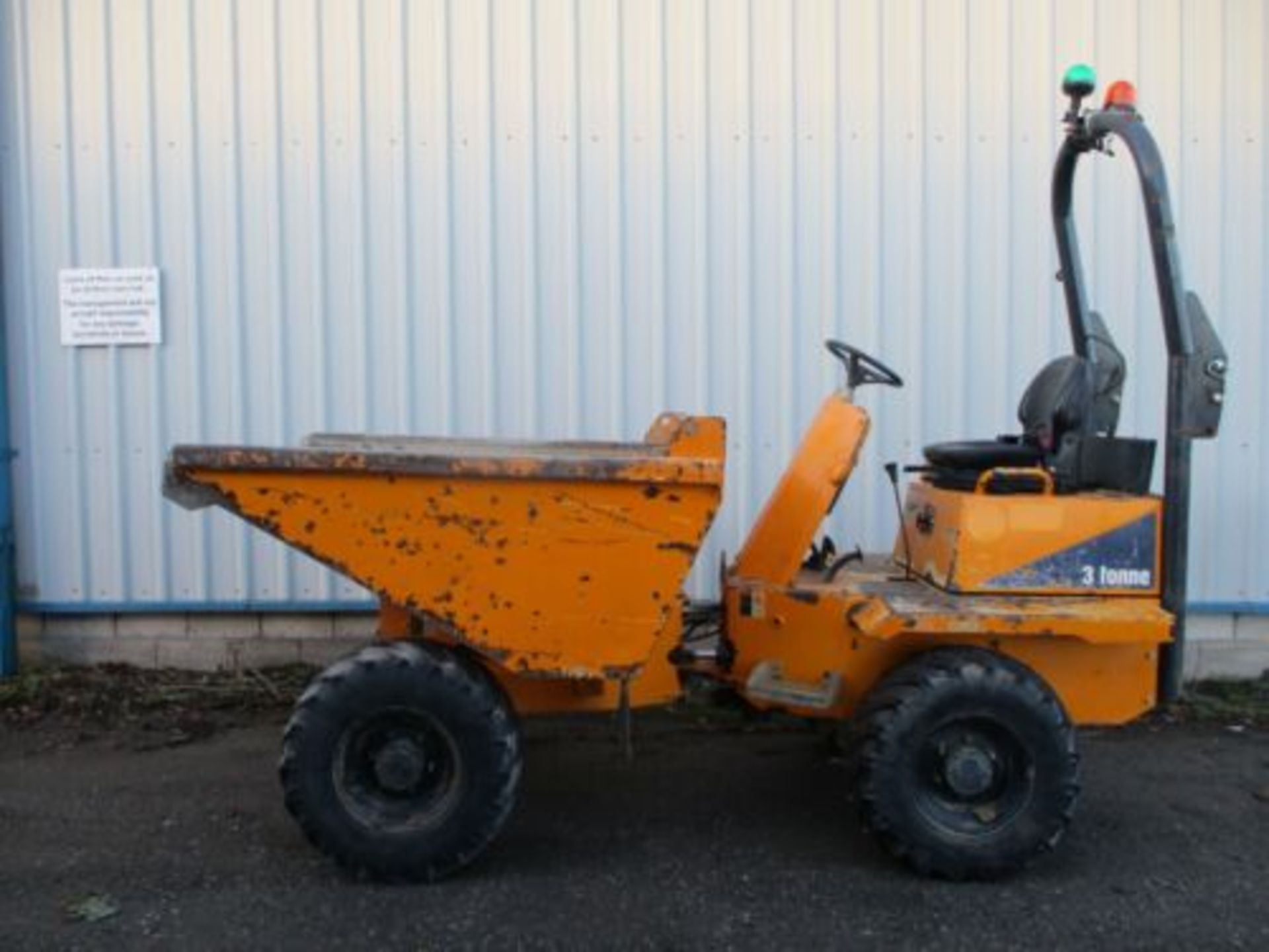 2016 THWAITES 3 TON DUMPER BARFORD BENFORD TEREX YANMAR ENGINE DELIVERY ARRANGED - Image 11 of 11