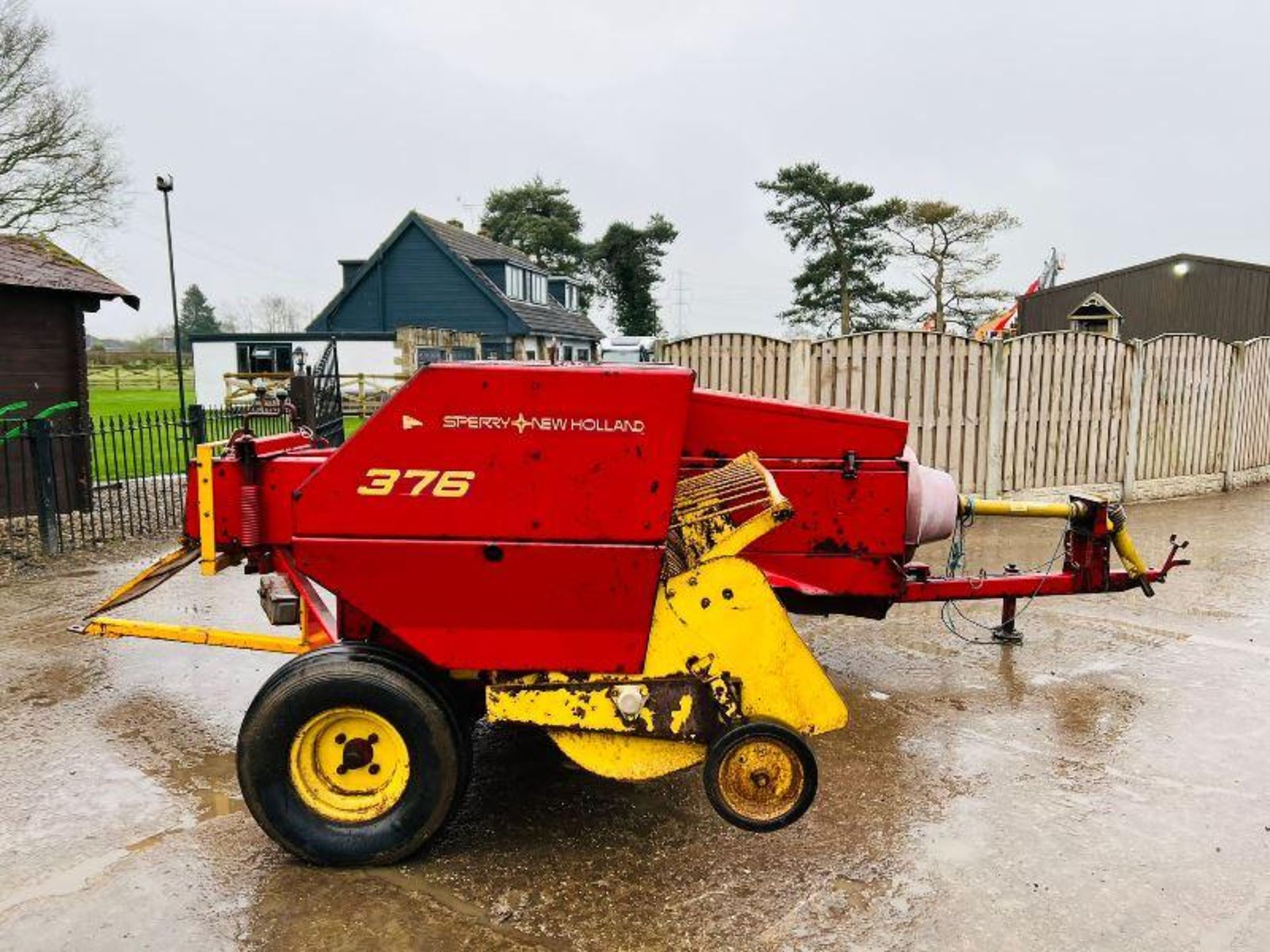 NEW HOLLAND HEYLINER 376 BALER C/W PTO SHAFT - Image 6 of 14