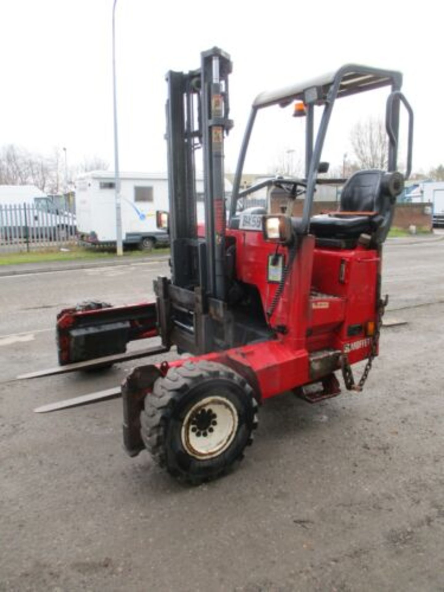 2009 MOFFETT MOUNTY M5 20.3 FORK LIFT FORKLIFT TRUCK MOUNTED LOLER DELIVERY - Image 8 of 8