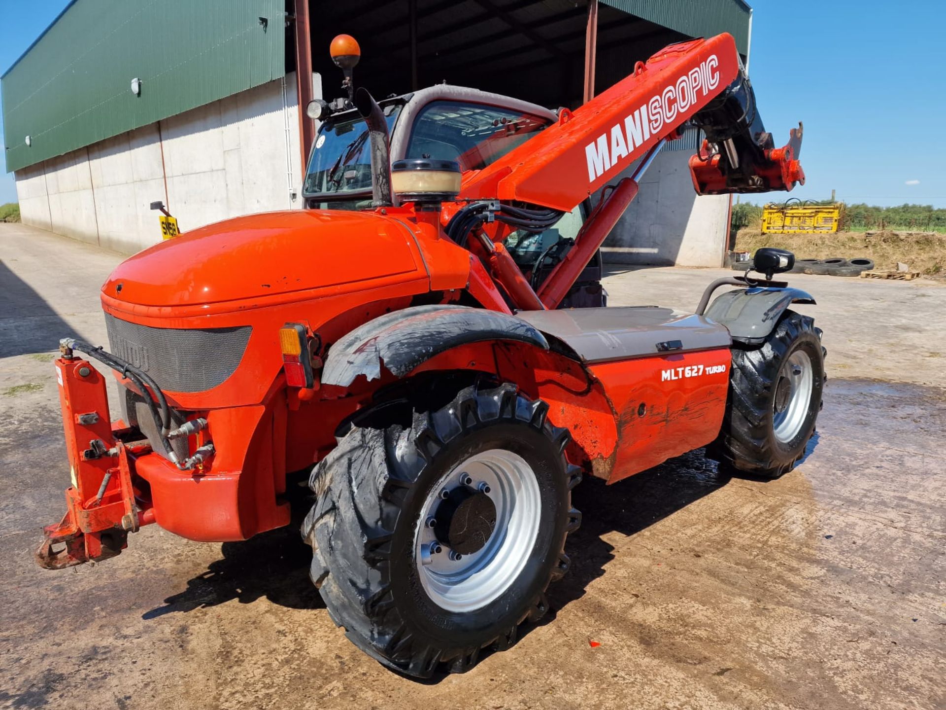 2009 MANITOU MLT 627 TELEHANDLER - 5236 HOURS - V5 AVAILABLE - Image 3 of 9