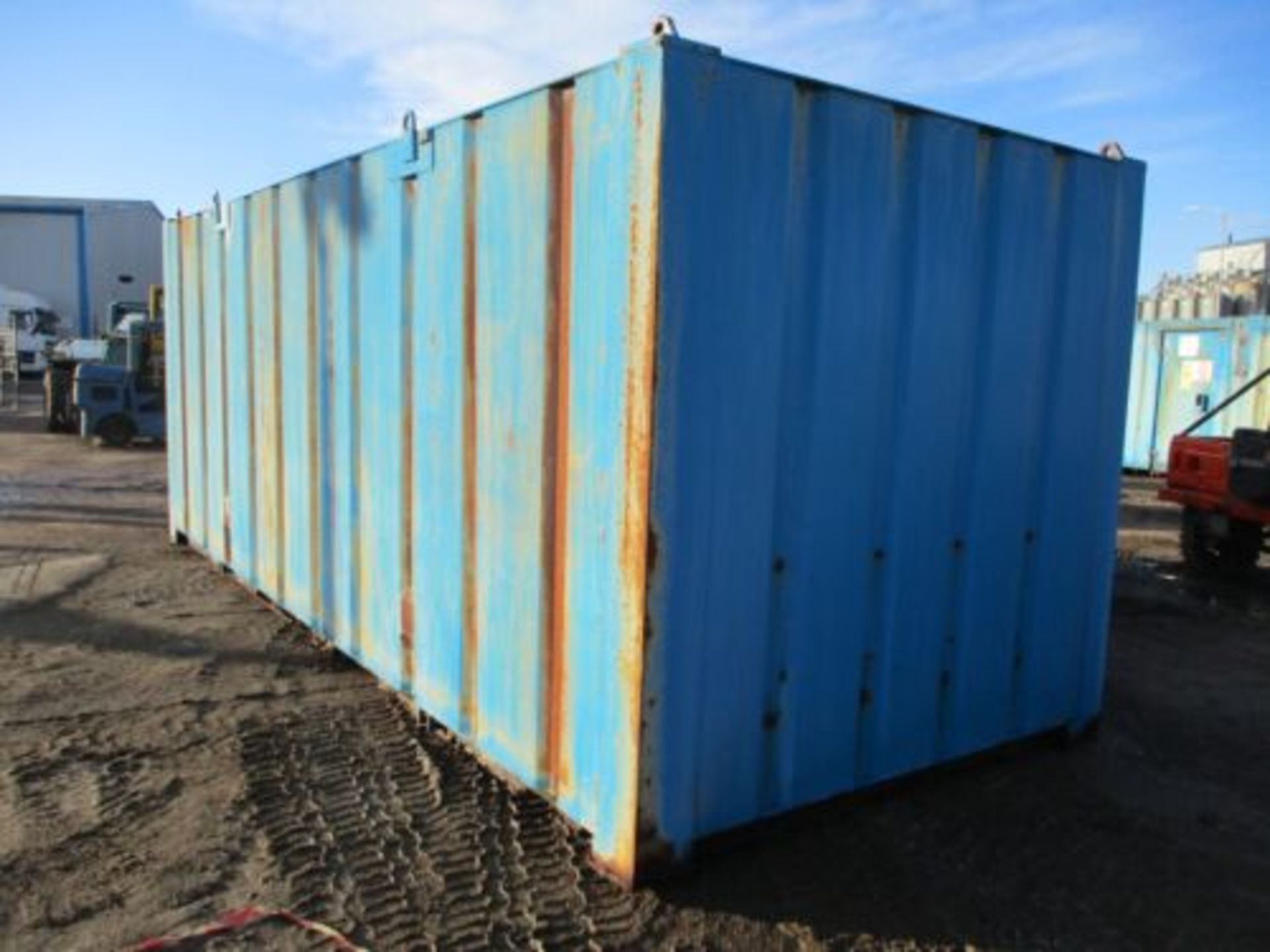 20 FT FEET FOOT SECURE BUNDED SHIPPING CONTAINER SPRAY CHEMICAL STORE DELIVERY - Image 5 of 11