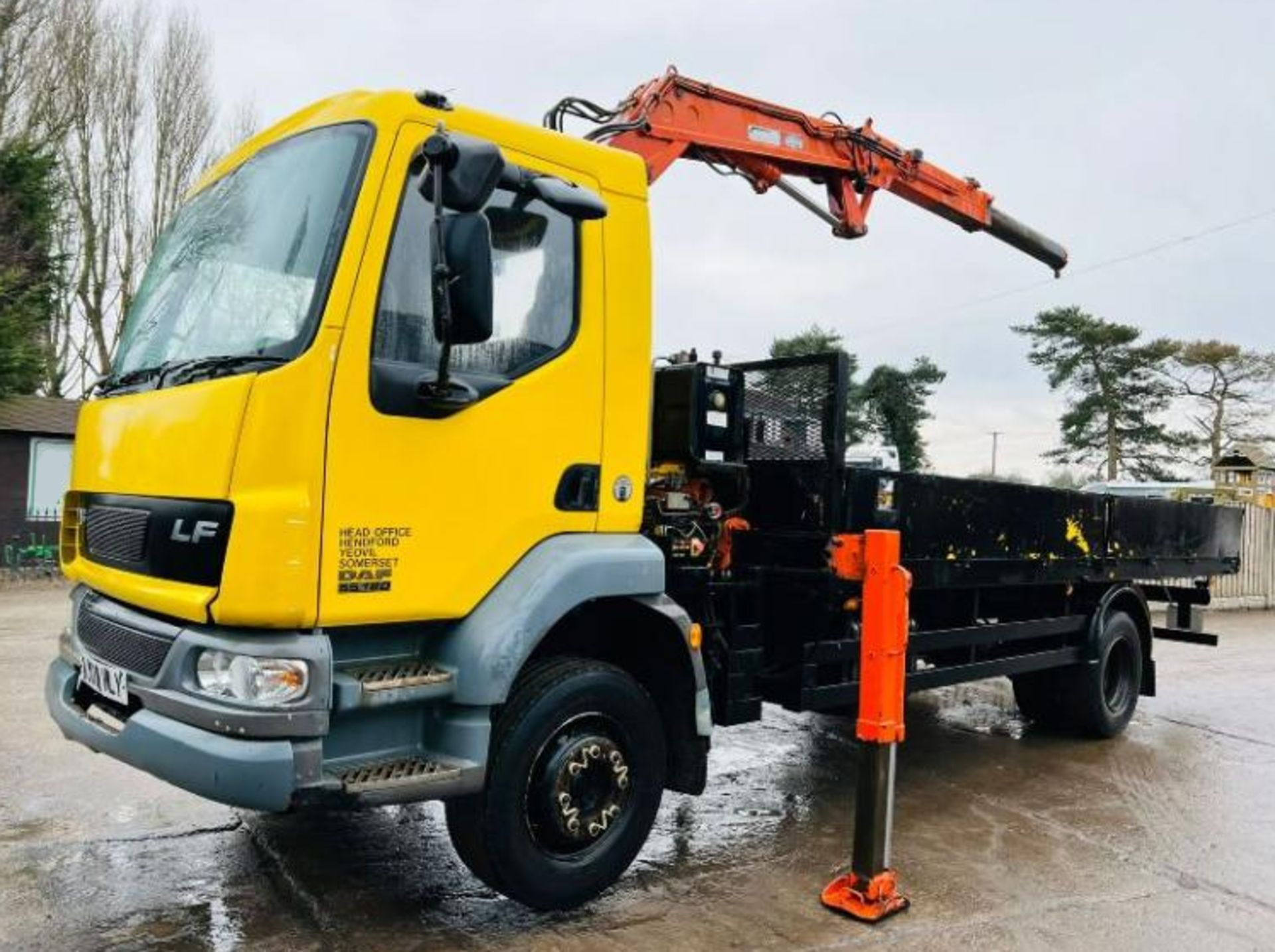 DAF LF55.180 4X2 LORRY C/W ATLAS AK 3008 A1 HYDRAULIC PUSH OUT CRANE - Image 6 of 18