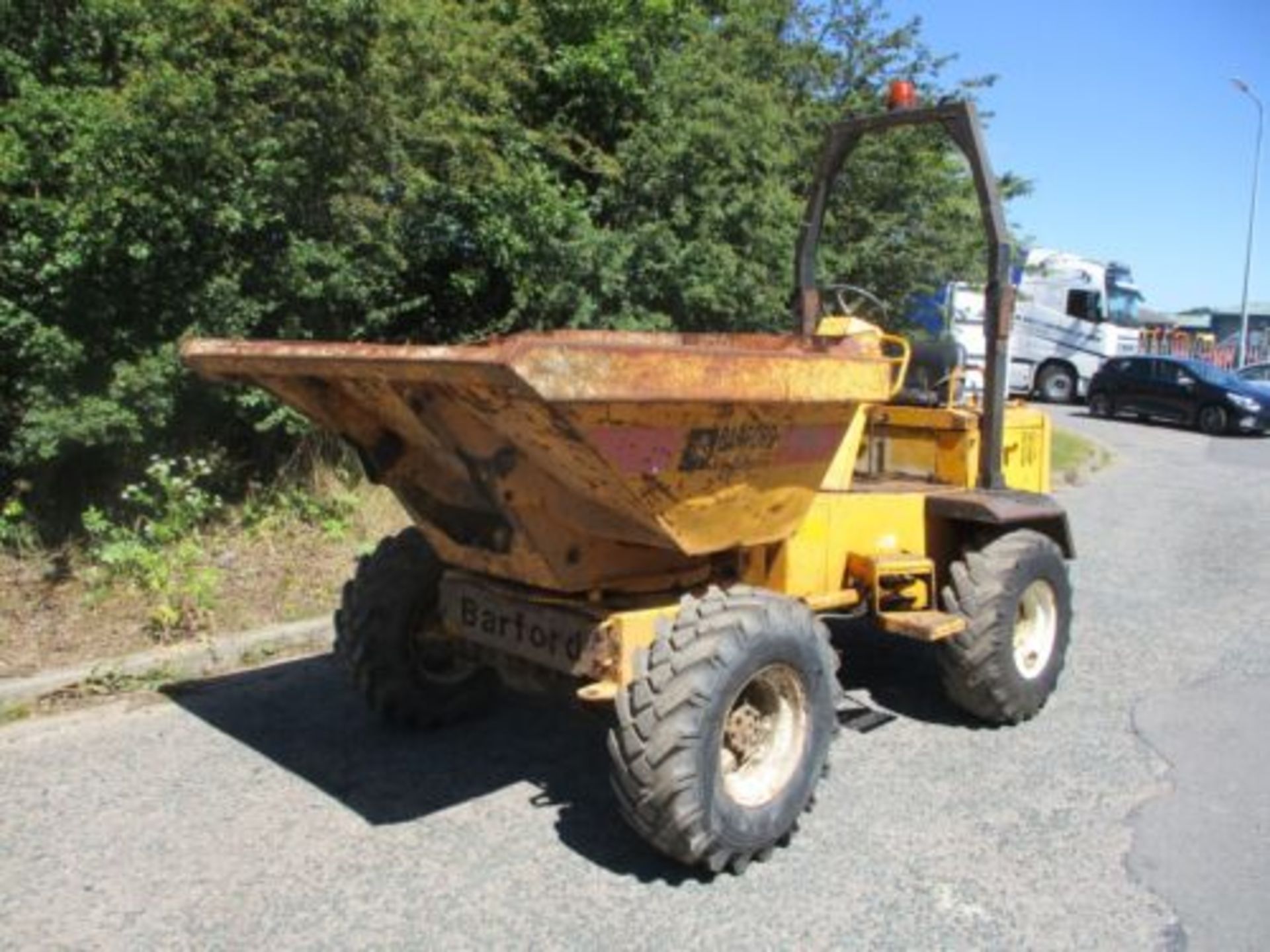 BARFORD SXR3000 3 TON SWIVEL SKIP DUMPER TEREX BENFORD DELIVERY THWAITES - Image 10 of 10