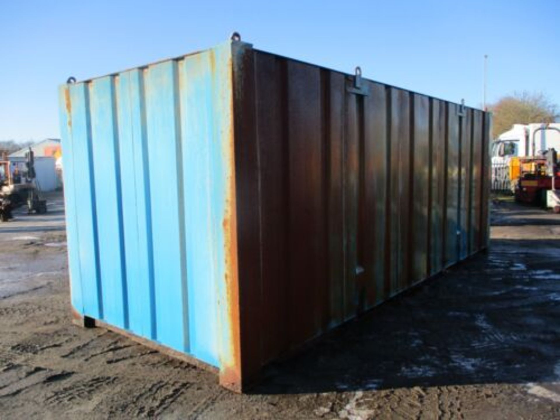 20 FT FEET FOOT SECURE BUNDED SHIPPING CONTAINER SPRAY CHEMICAL STORE DELIVERY - Image 3 of 10