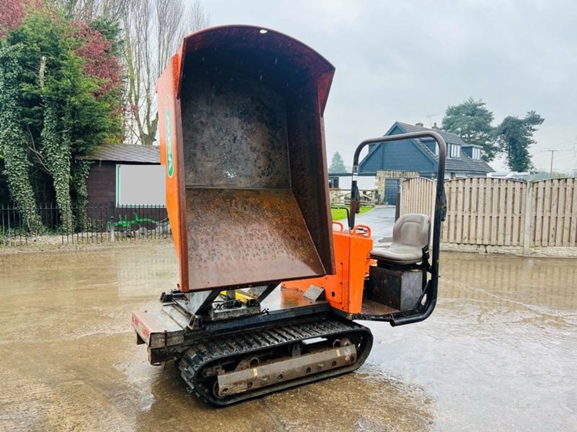 AUSA TRACKED SWIVEL TIP DUMPER *413 HOURS* C/W RUBBER TRACKS & KUBOTA ENGINE - Image 16 of 18