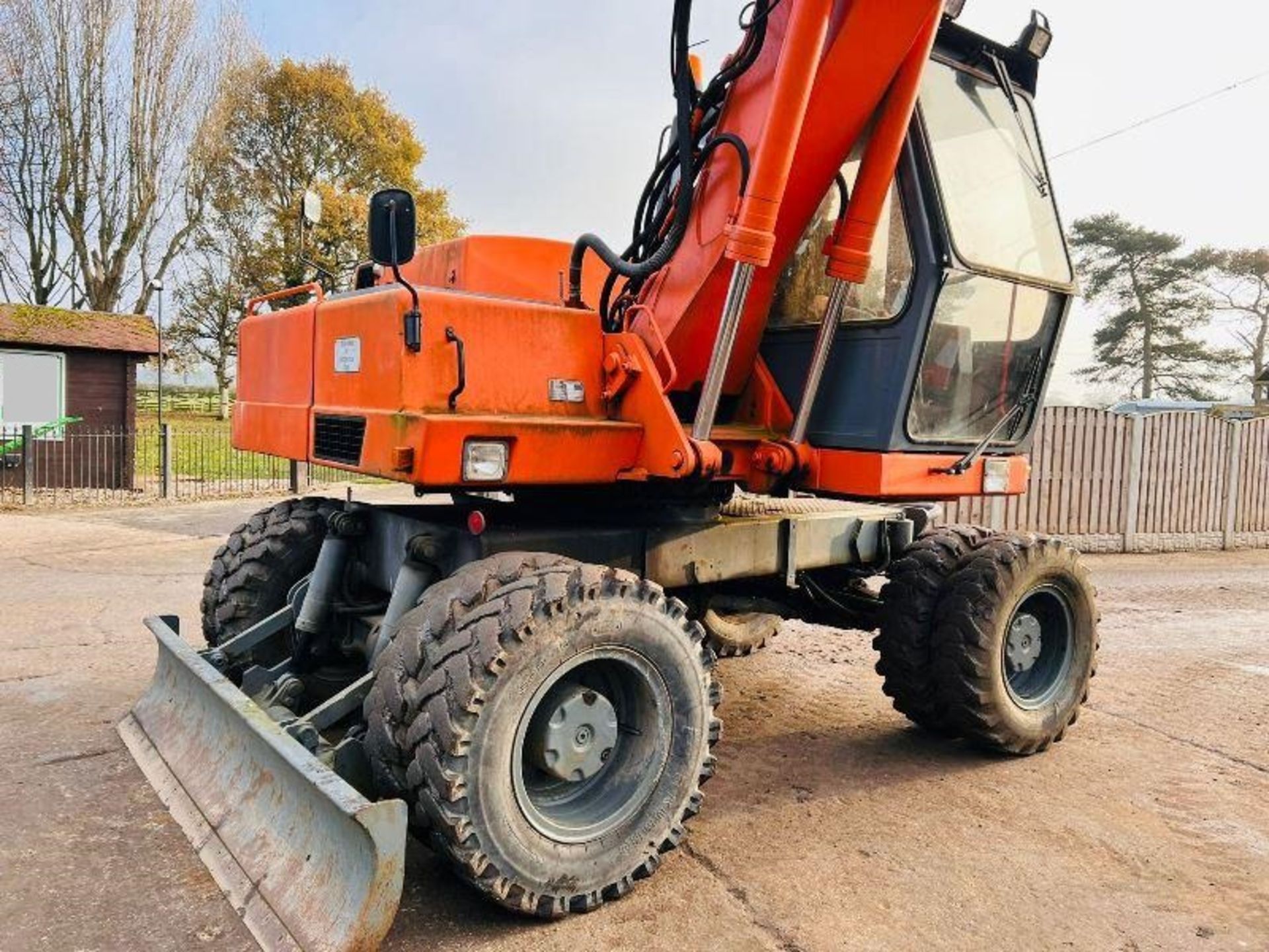 ATLAS 1404 4WD WHEELED EXCAVATOR C/W QUICK HITCH & BLADE - Image 14 of 14