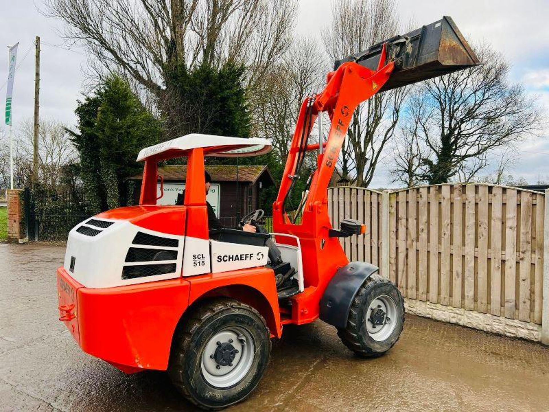 SCHAEFF SCL515 4WD LOADING SHOVEL C/W CANOPY AND ROLE FRAME - Bild 15 aus 15