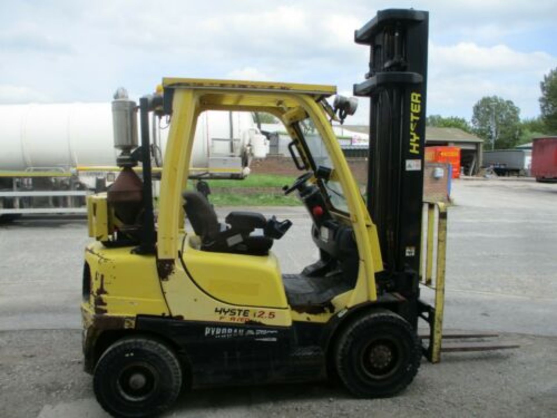 2007 HYSTER H2.5FT FORK LIFT 2.5 TON FORKLIFT TRUCK DIESEL STACKER DELIVERY - Image 3 of 10