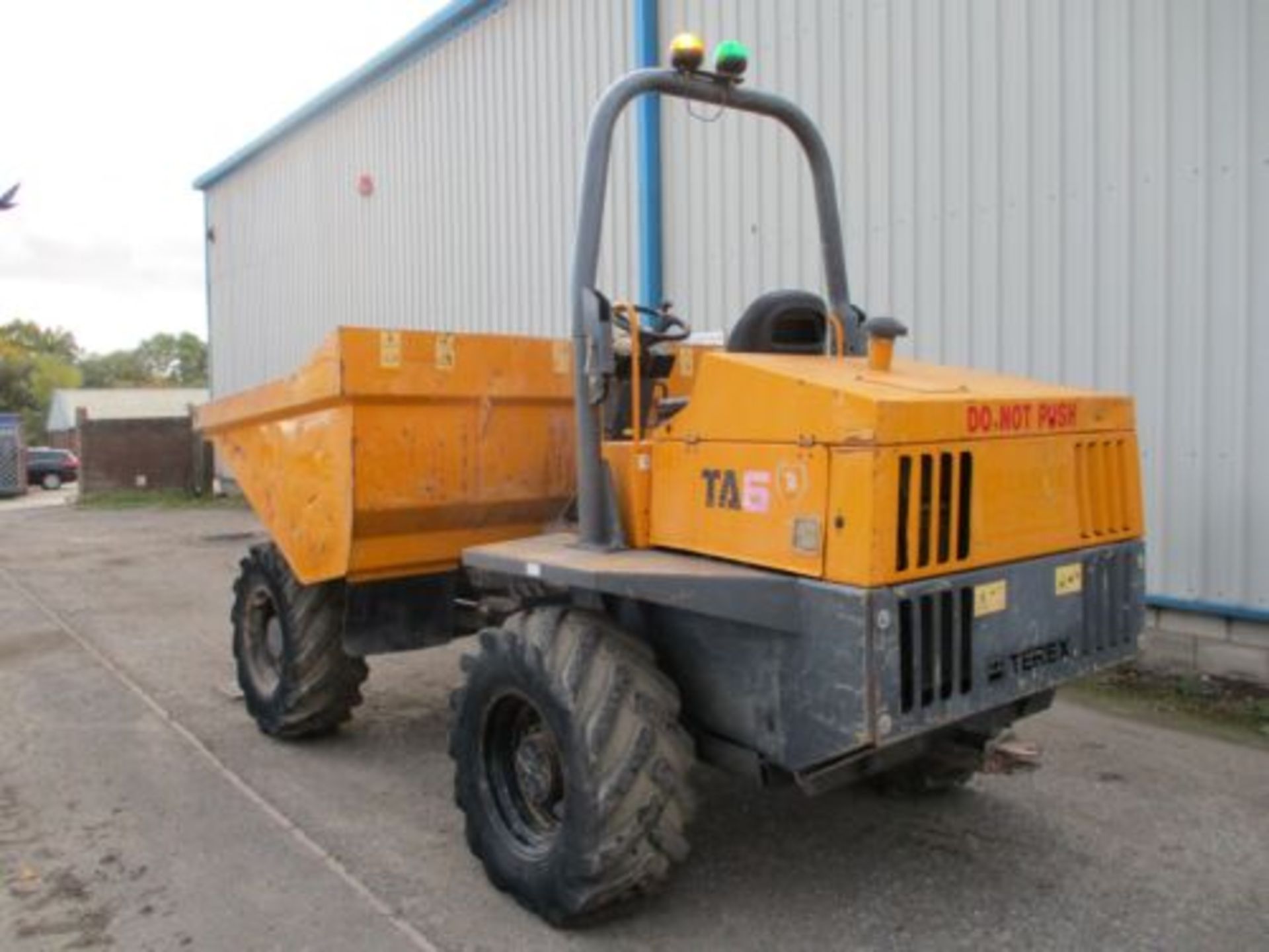 2015 TEREX 6 TON DUMPER BARFORD BENFORD THWAITES JCB ENGINE DELIVERY ARRANGED - Image 7 of 12