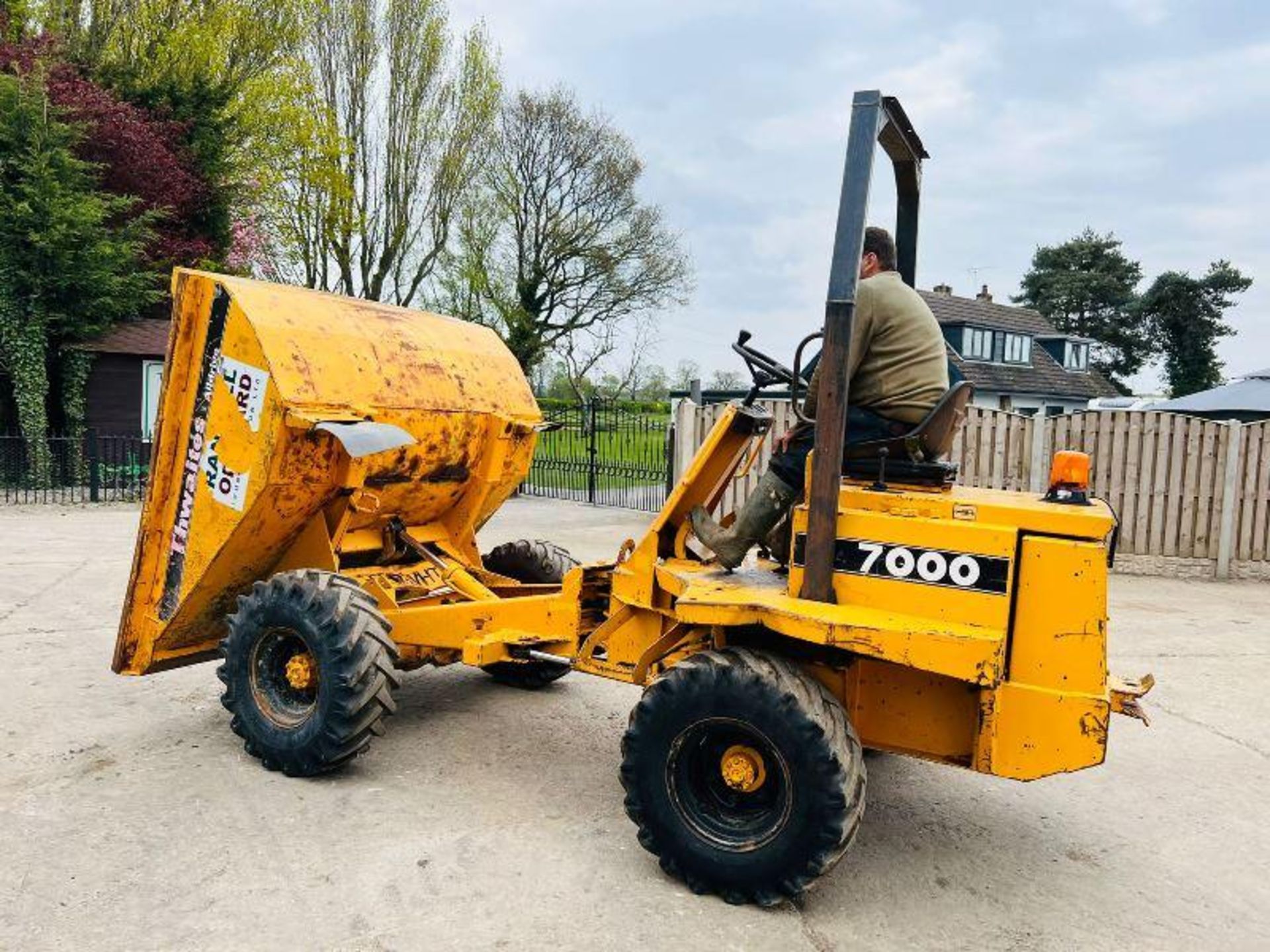 THWAITES ALLDRIVE 7000 4WD DUMPER *YEAR 1996* C/W ROLE BAR - Image 4 of 16