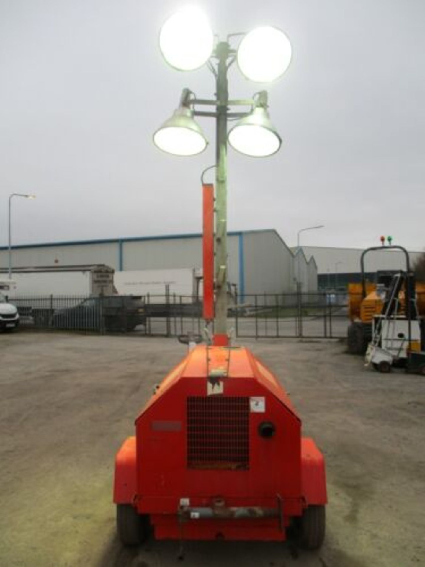 TEREX TOWER LIGHT LIGHTING TOWER DIESEL TOWABLE DELIVERY ARRANGED KUBOTA ENGINE