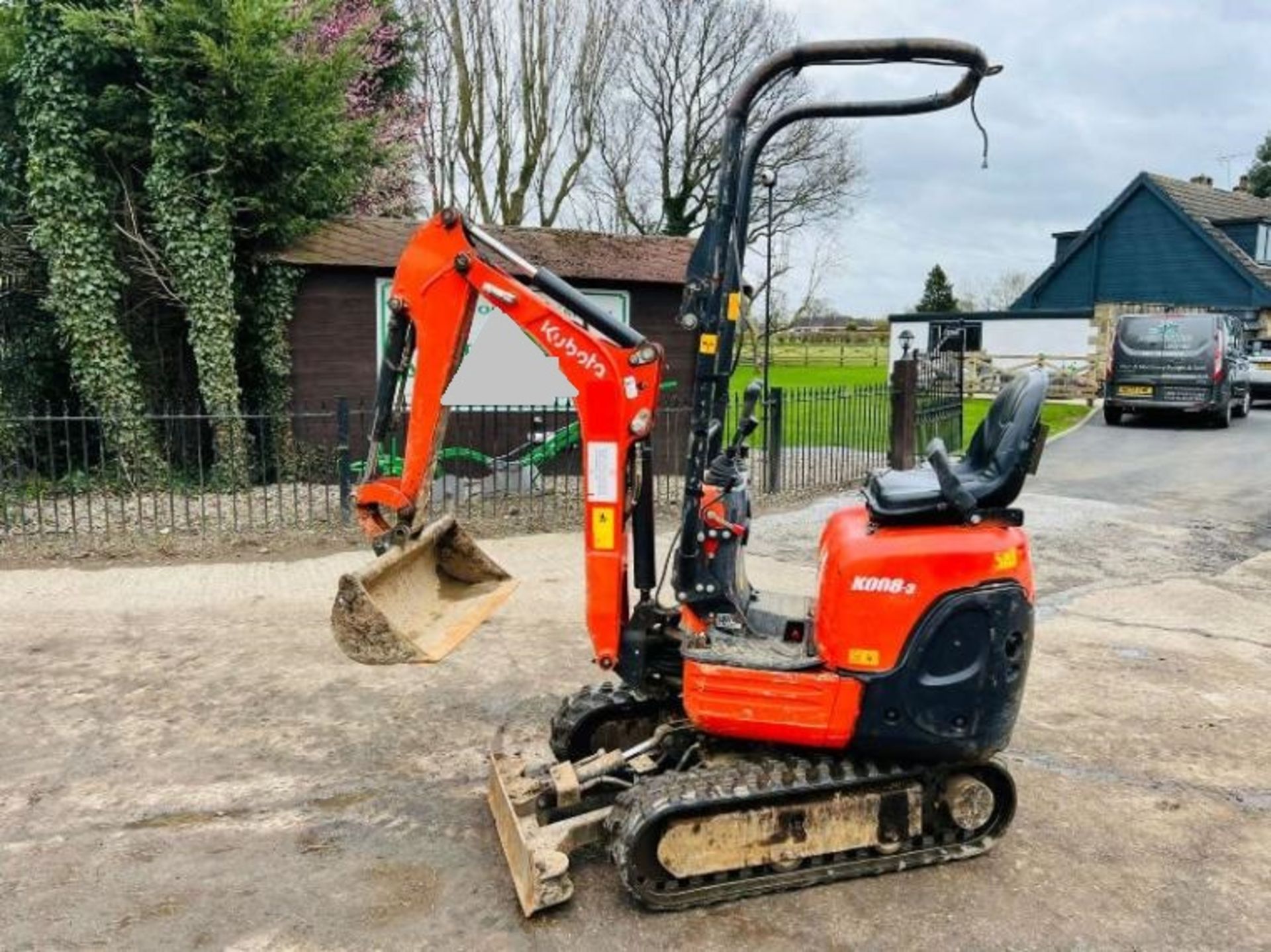 KUBOTA KX008-3 EXCAVATOR * YEAR 2014 , 1857 HOURS * C/W EXPANDING TRACKS