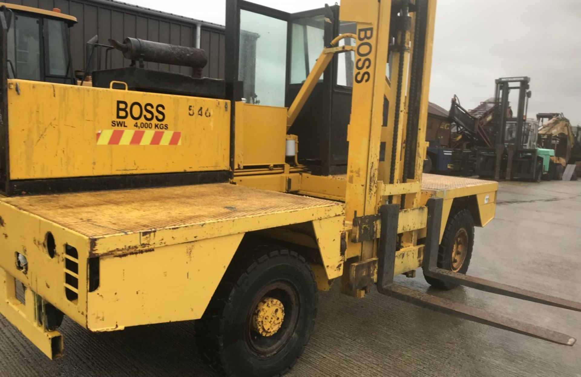 BOSS 546 DIESEL SIDE LOADER FORKLIFT - Image 10 of 10