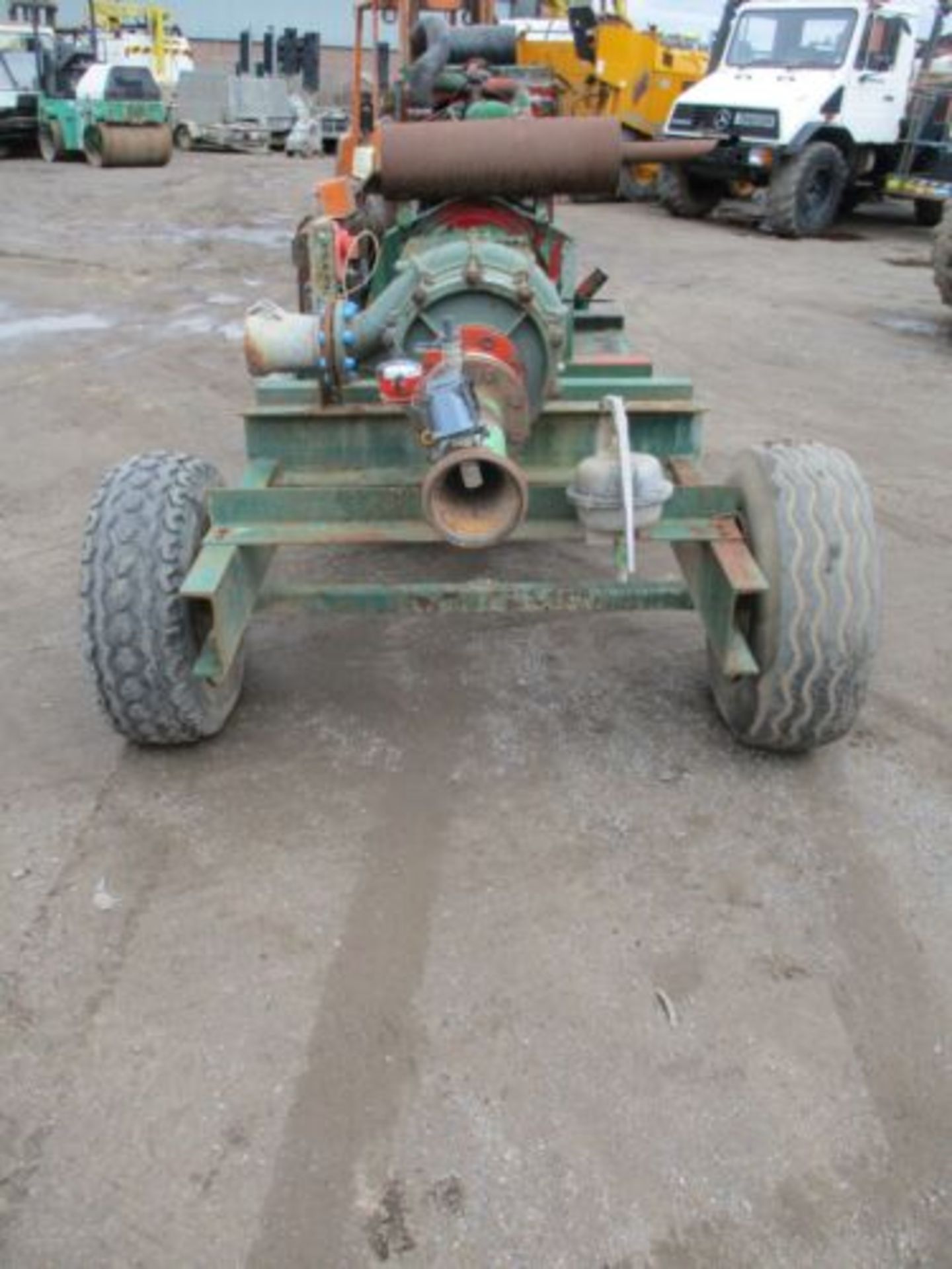 CAPRARI 4 INCH " WATER PUMP INTERNATIONAL 6 CYLINDER DIESEL ENGINE GODWIN SLURRY - Image 2 of 12