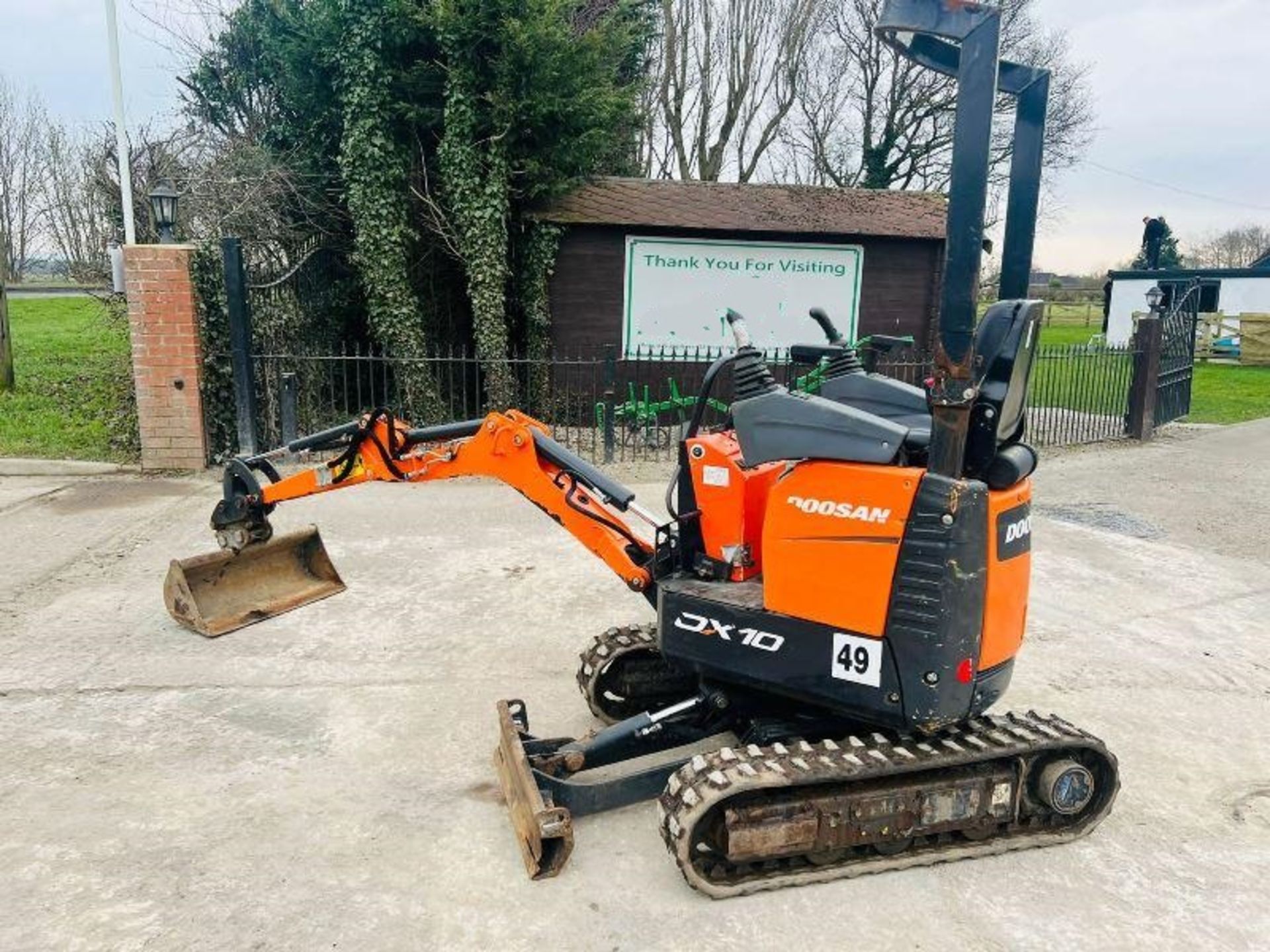 DOOSAN DX10Z EXCAVATOR *YEAR 2019 ,507 HOURS* C/W EXPANDING TRACKS - Image 2 of 9