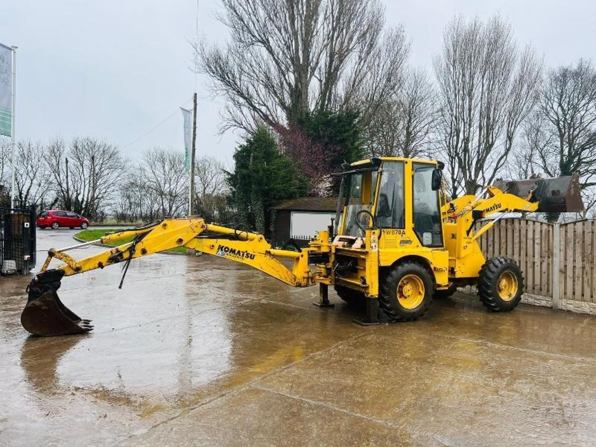 KOMATSU WB70A 4WD PIVOT STEER BACKHOE DIGGER C/W QUICK HITCH - Image 11 of 18