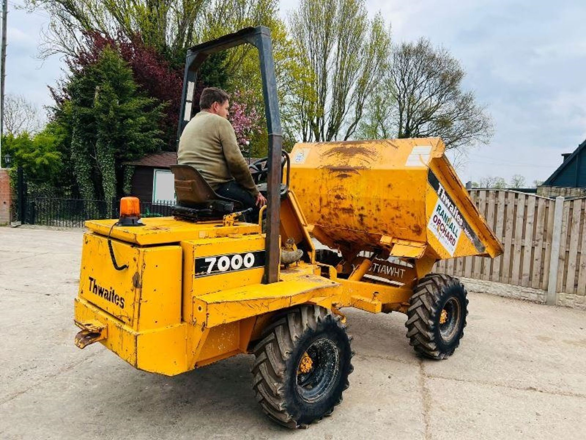 THWAITES ALLDRIVE 7000 4WD DUMPER *YEAR 1996* C/W ROLE BAR - Image 5 of 16