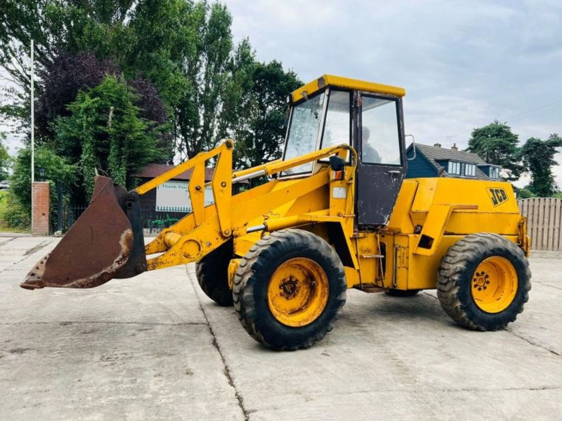 JCB 410 4WD LOADING SHOVEL C/W BUCKET - Bild 8 aus 14