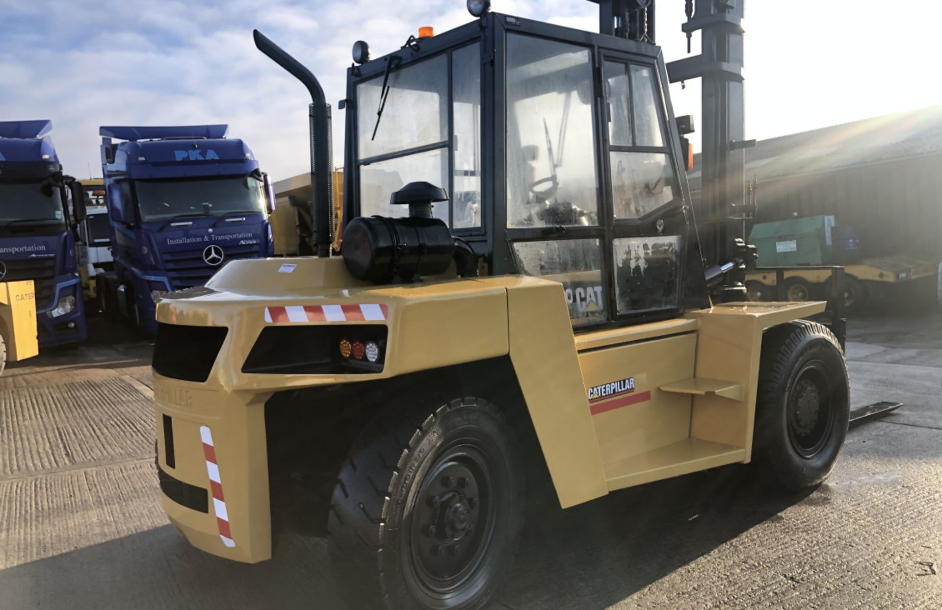 CAT DP 90 (9.5 TON) DIESEL FORKLIFT - Image 3 of 13