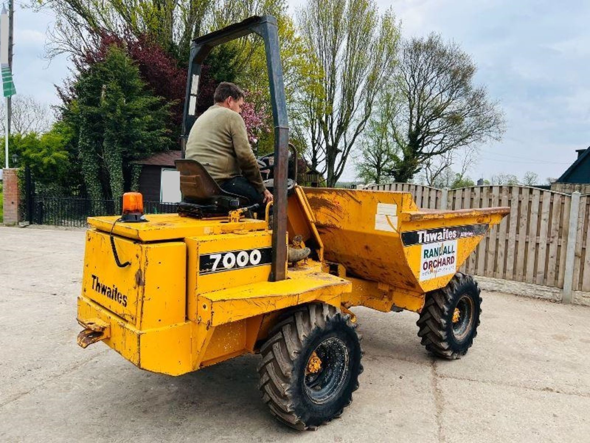 THWAITES ALLDRIVE 7000 4WD DUMPER *YEAR 1996* C/W ROLE BAR - Image 3 of 16