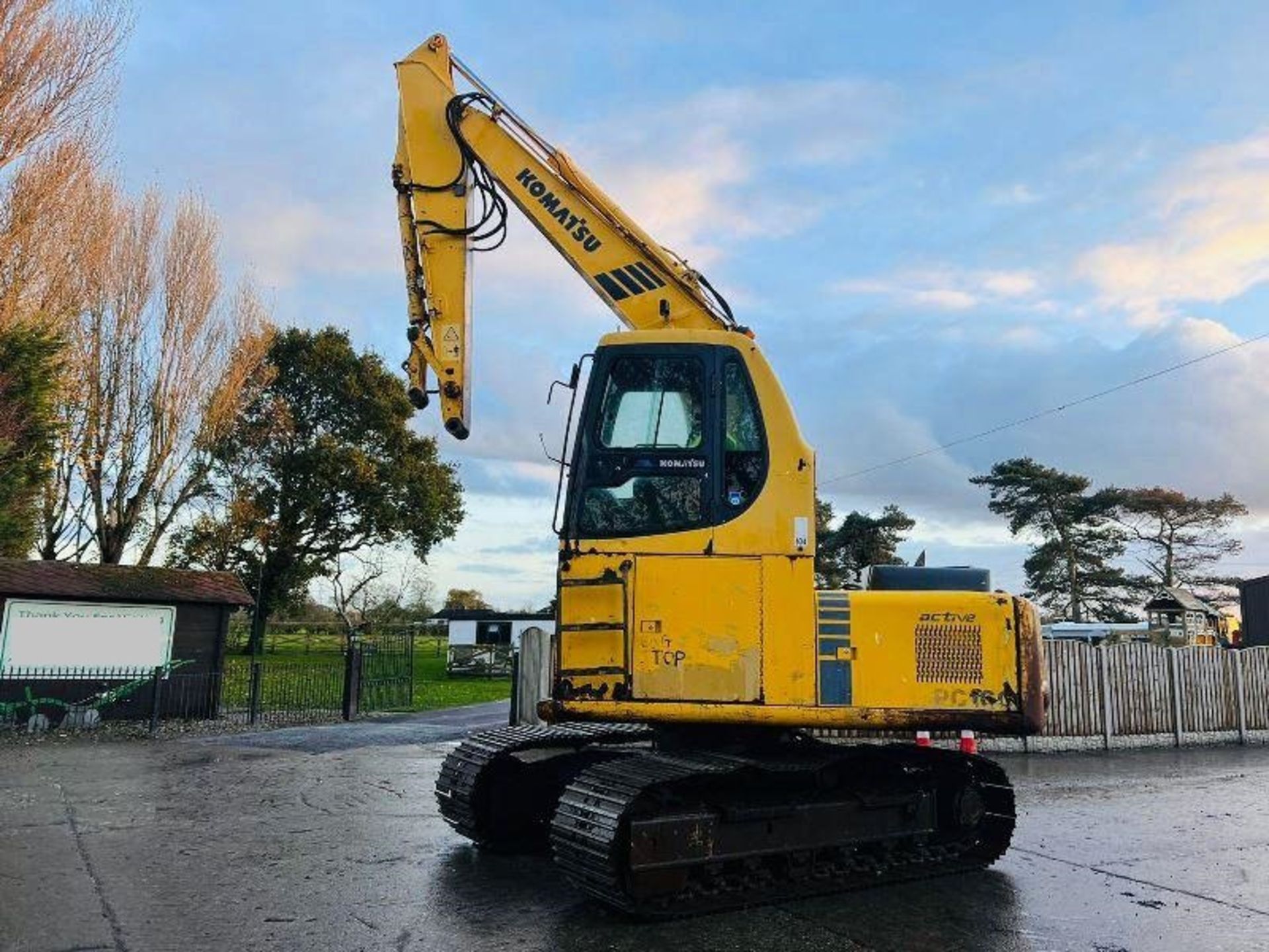 KOMATSU PC160-6K HIGH RISED CABIN EXCAVATOR C/W TURBO - Image 9 of 12