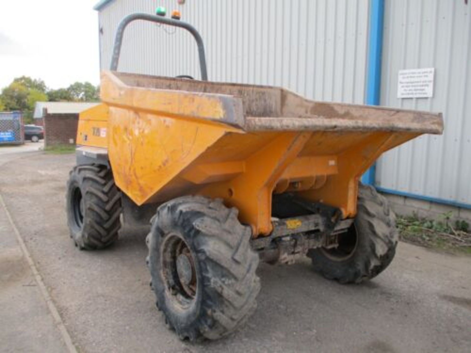 2015 TEREX 6 TON DUMPER BARFORD BENFORD THWAITES JCB ENGINE DELIVERY ARRANGED - Image 4 of 12