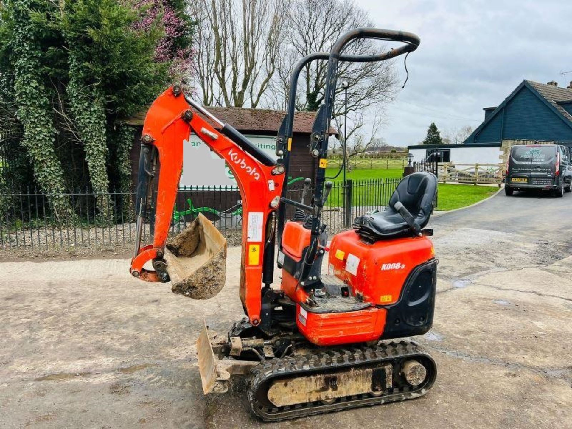 KUBOTA KX008-3 EXCAVATOR * YEAR 2014 , 1857 HOURS * C/W EXPANDING TRACKS - Image 4 of 15