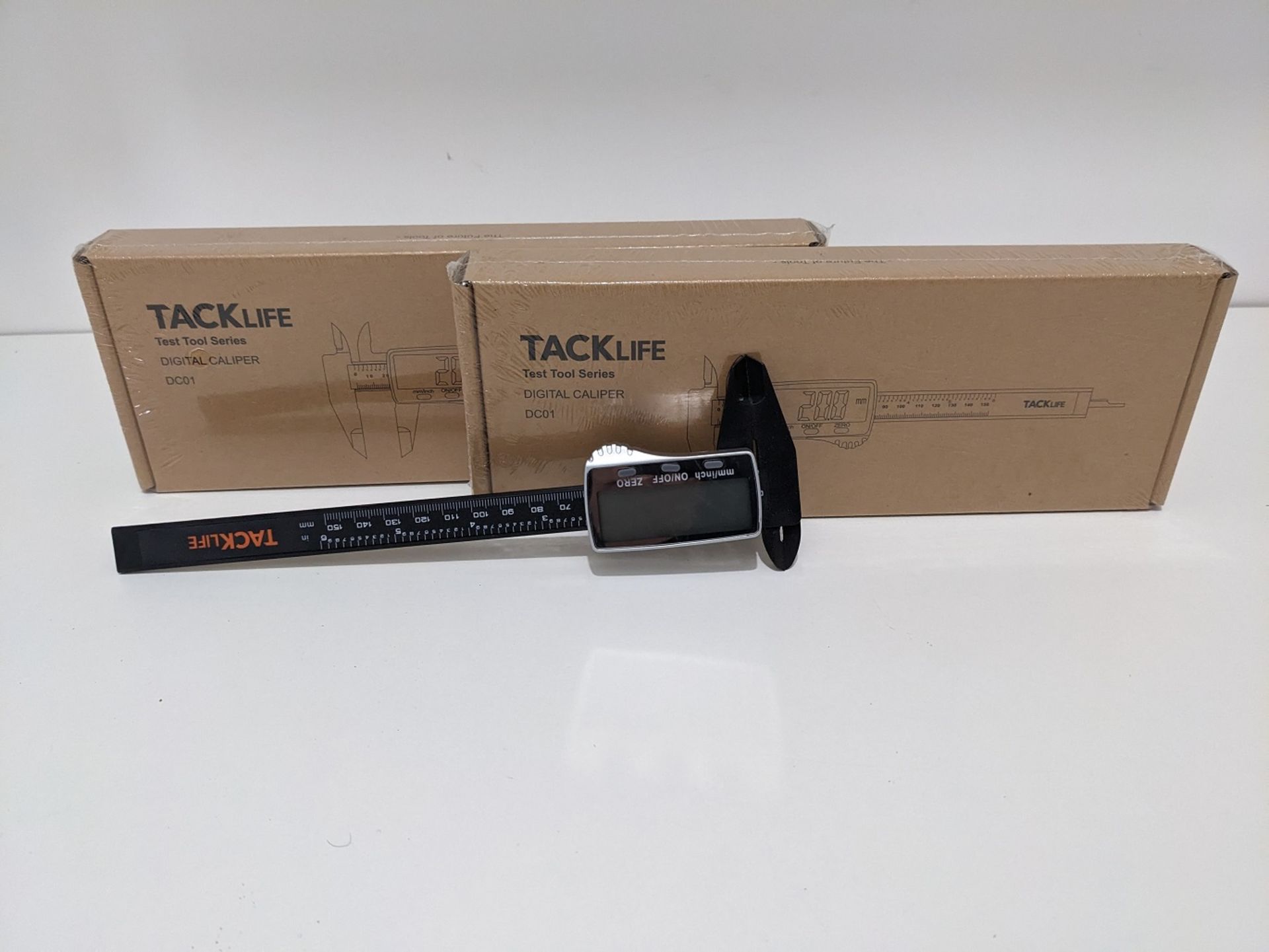 3X DIGITAL CALIPER 150 MM TACKLIFE DC01, LARGE LCD DISPLAY, ADJUSTABLE ACCURACY, 2