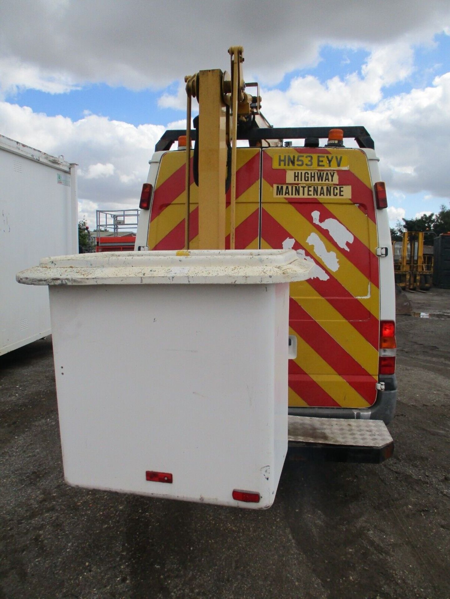 FORD TRANSIT CHERRY PICKER SCISSOR LIFT ACCESS PLATFORM VAN MOUNT MOUNTED DELIVE - Image 9 of 12