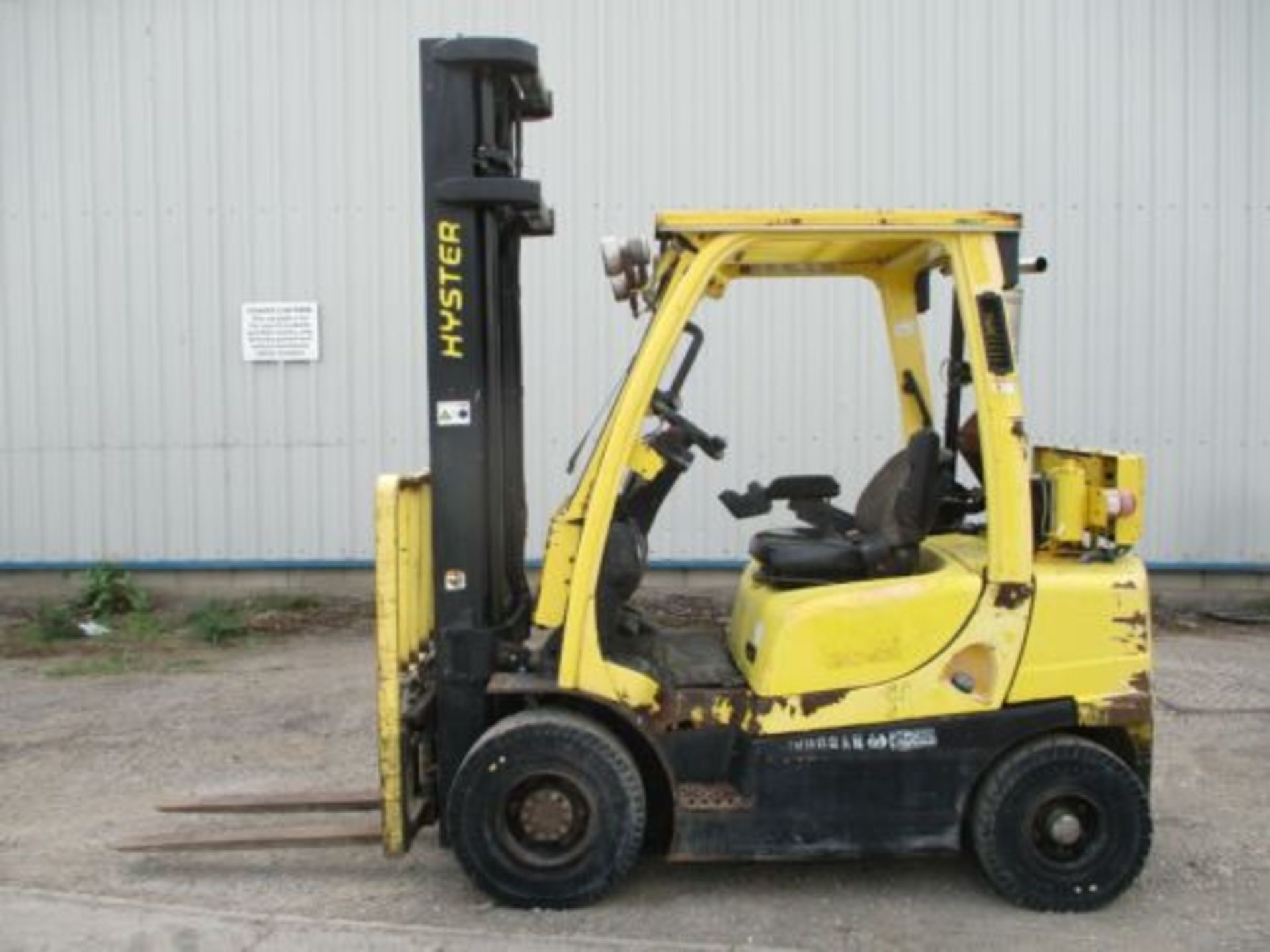 2007 HYSTER H2.5FT FORK LIFT 2.5 TON FORKLIFT TRUCK DIESEL STACKER DELIVERY - Image 9 of 10