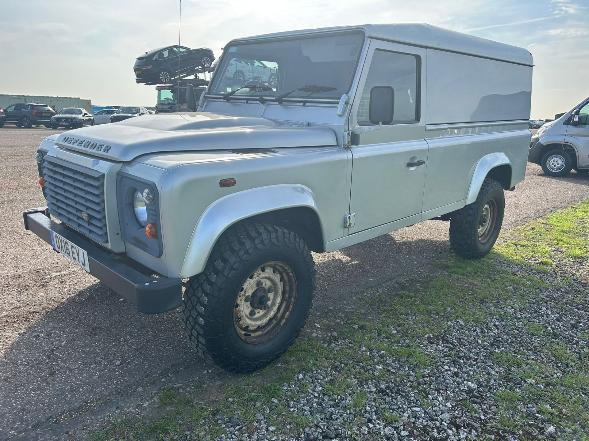 2016 LAND ROVER DEFENDER 110 UTILITY HARDTOP 2.2 TDCI SILVER 54K 1 OWNER AIR CON (NEW IMAGES ADDED) - Image 8 of 13