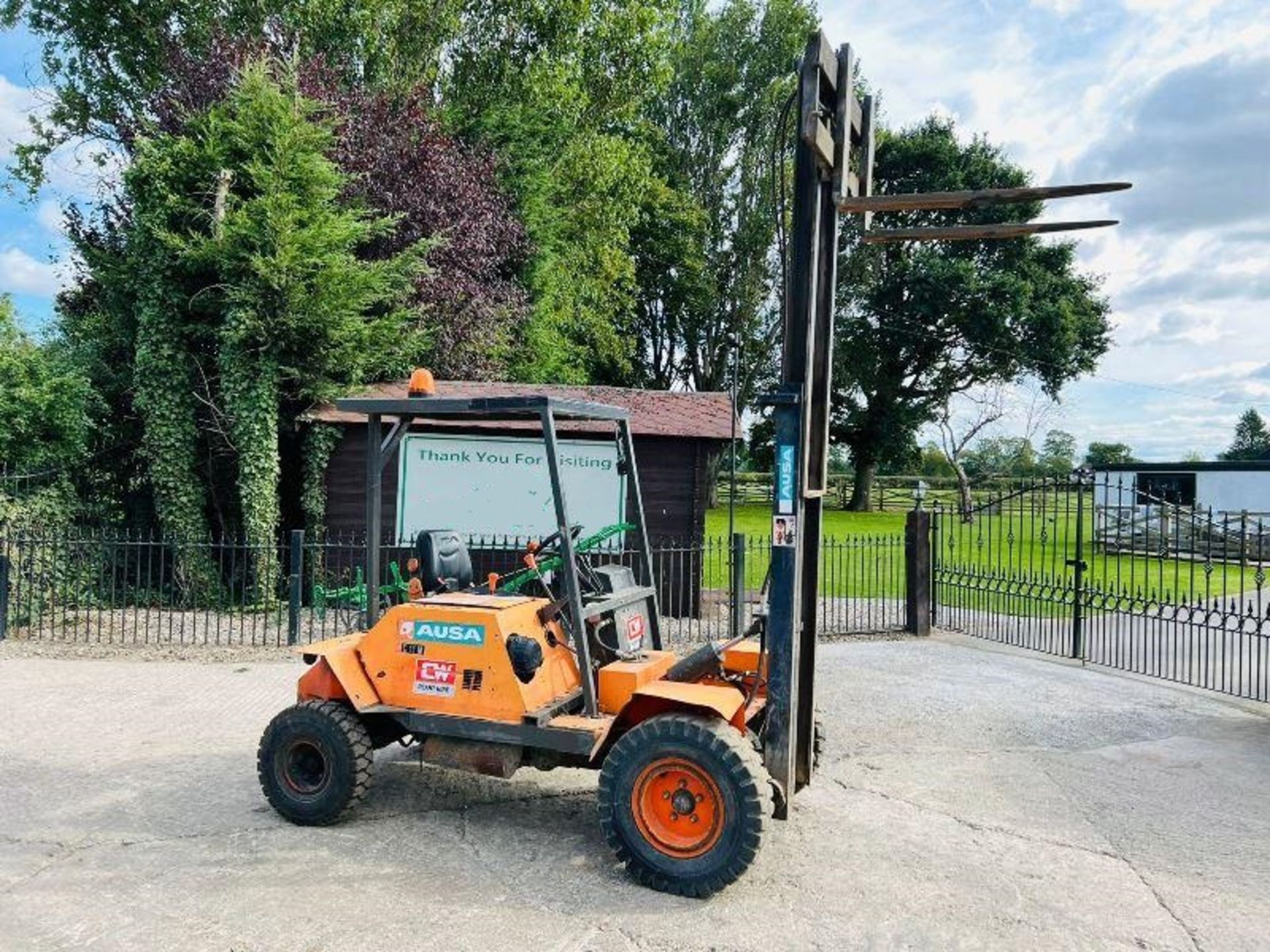 AUSA C11M ROUGH TERRIAN FORKLIFT * YEAR 2015 * C/W SIDE SHIFT