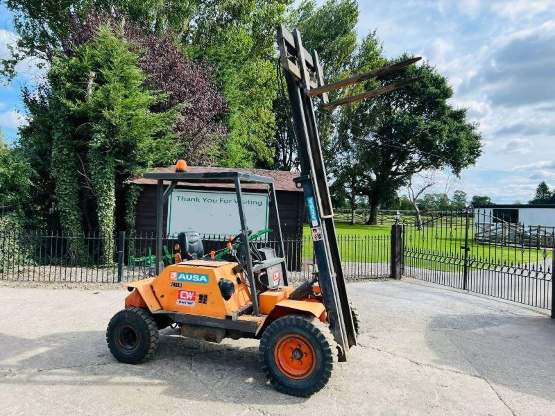 AUSA C11M ROUGH TERRIAN FORKLIFT * YEAR 2015 * C/W SIDE SHIFT - Image 12 of 13