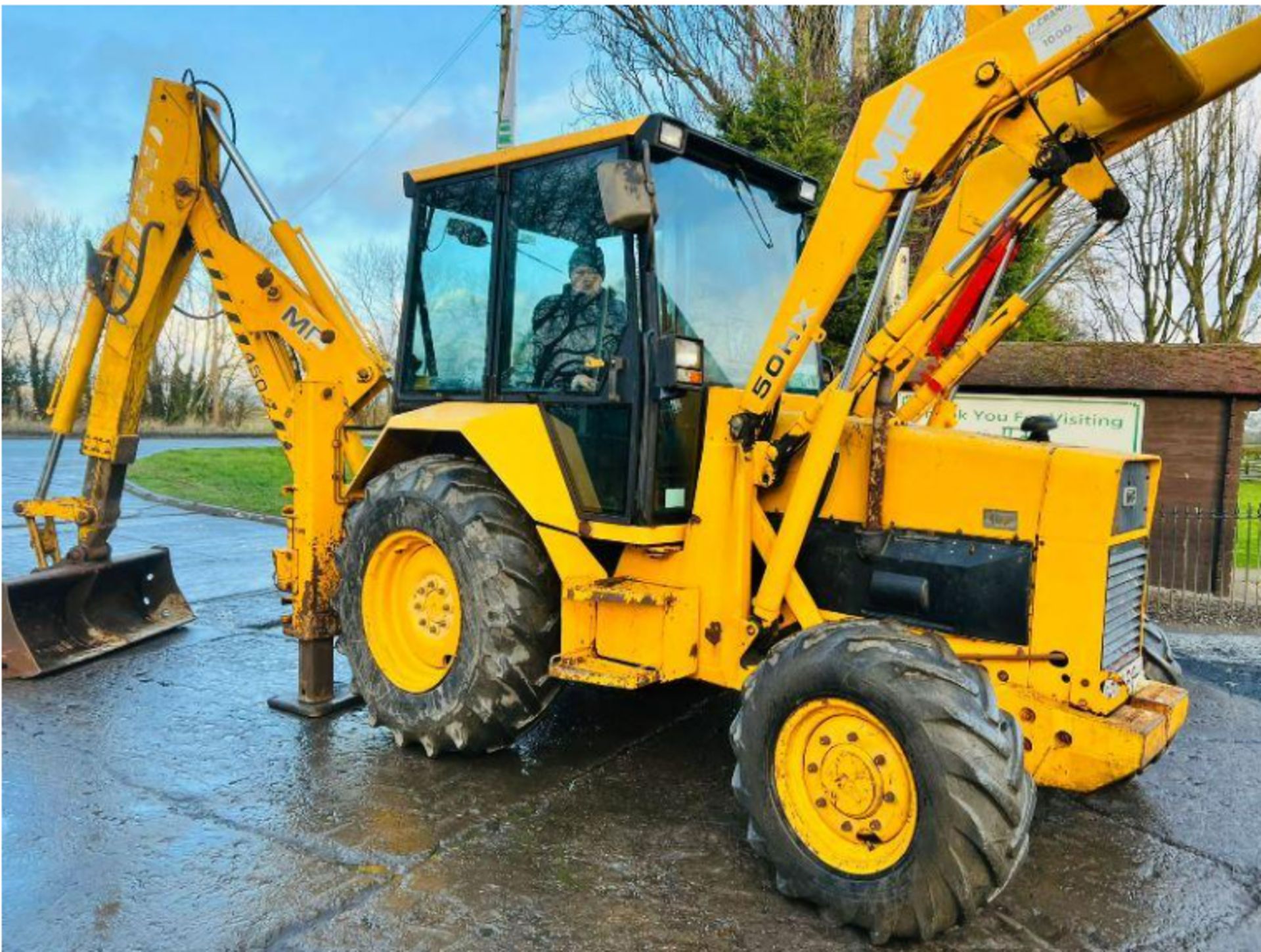 MASSEY FERGUSON 50HX 4WD BACKHOE DIGGER *4209 HOURS* C/W EXTENDING DIG