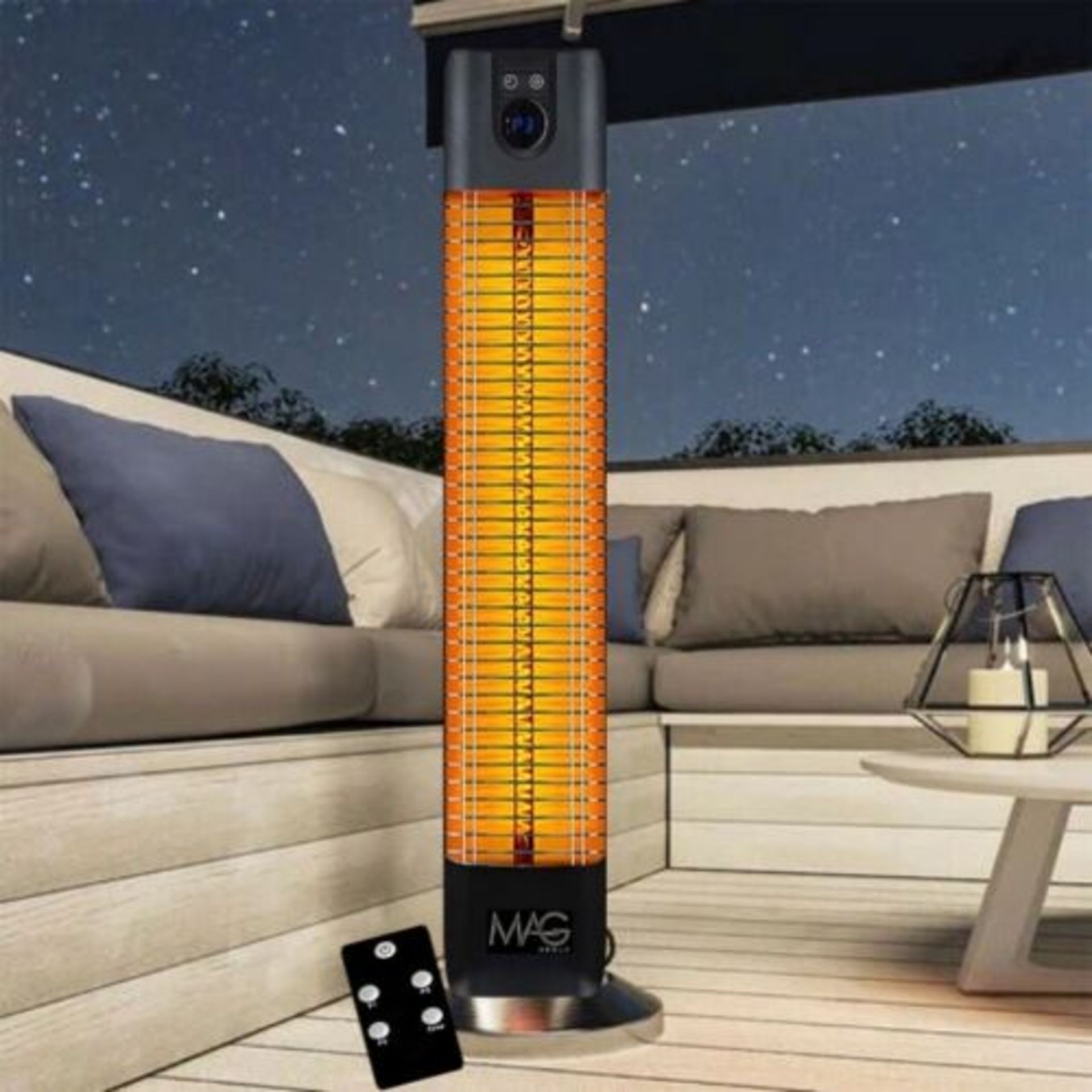 MG-10 GENUINE PATIO HEATER CARBON INFRARED WATERPROOF 2000 WATT INDOOR OUTDOOR