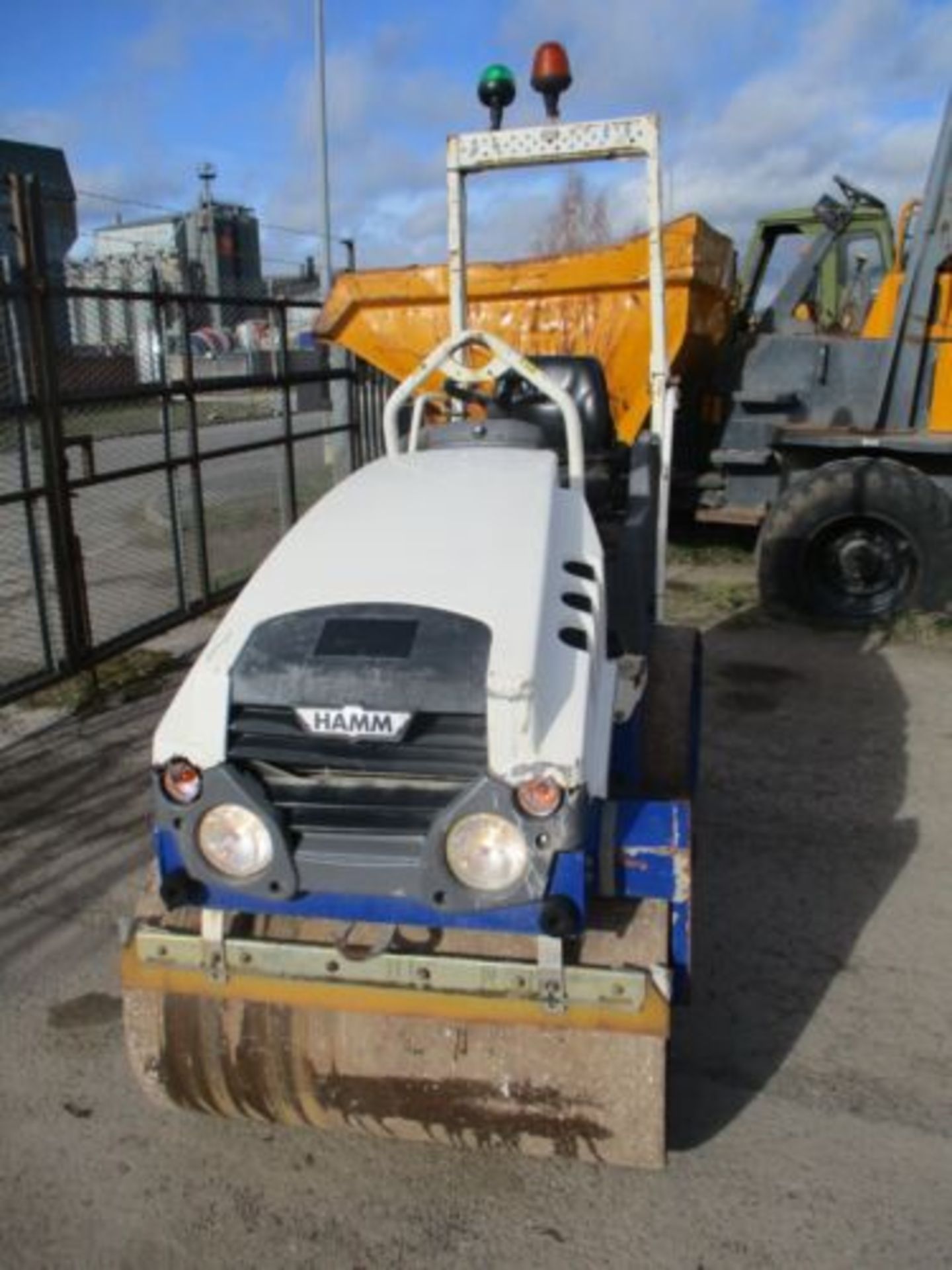 2013 HAMM HD10 VIBRATING ROLLER BOMAG BENFORD TEREX 100 RIDE ON DELIVERY 771 HRS - Image 10 of 12