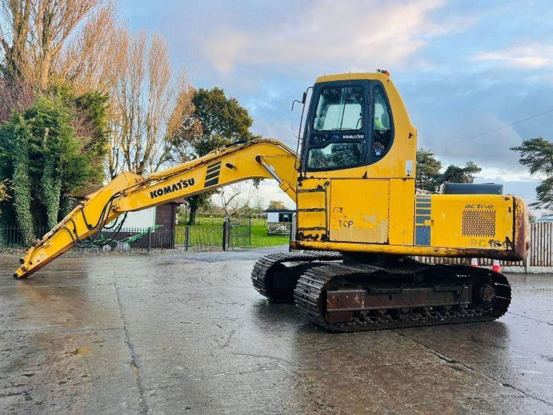 KOMATSU PC160-6K HIGH RISED CABIN EXCAVATOR C/W TURBO - Image 7 of 12