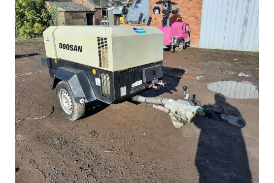 DOOSAN INGERSOLL RAND 7/41 DIESEL PORTABLE AIR COMPRESSOR - Image 3 of 8