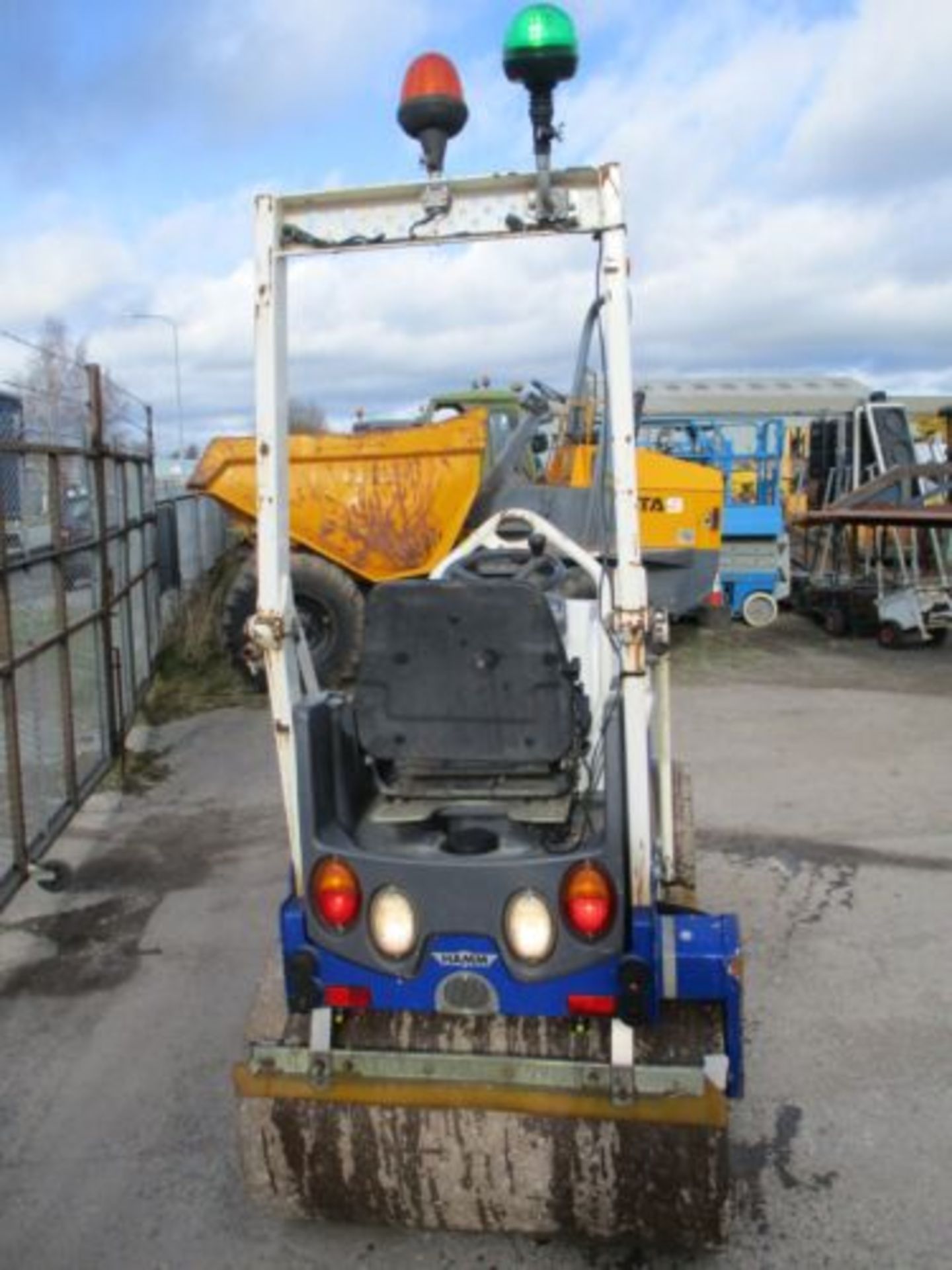 2013 HAMM HD10 VIBRATING ROLLER BOMAG BENFORD TEREX 100 RIDE ON DELIVERY 771 HRS - Image 7 of 12