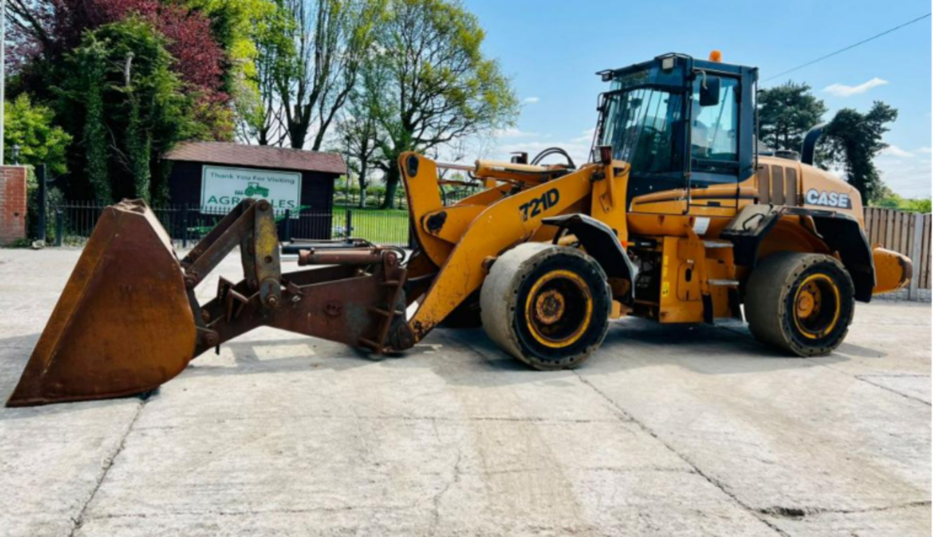 CASE 712D 4WD LOADING SHOVEL C/W BOOM EXTENDER & TIP TOE BUCKET - Image 19 of 19